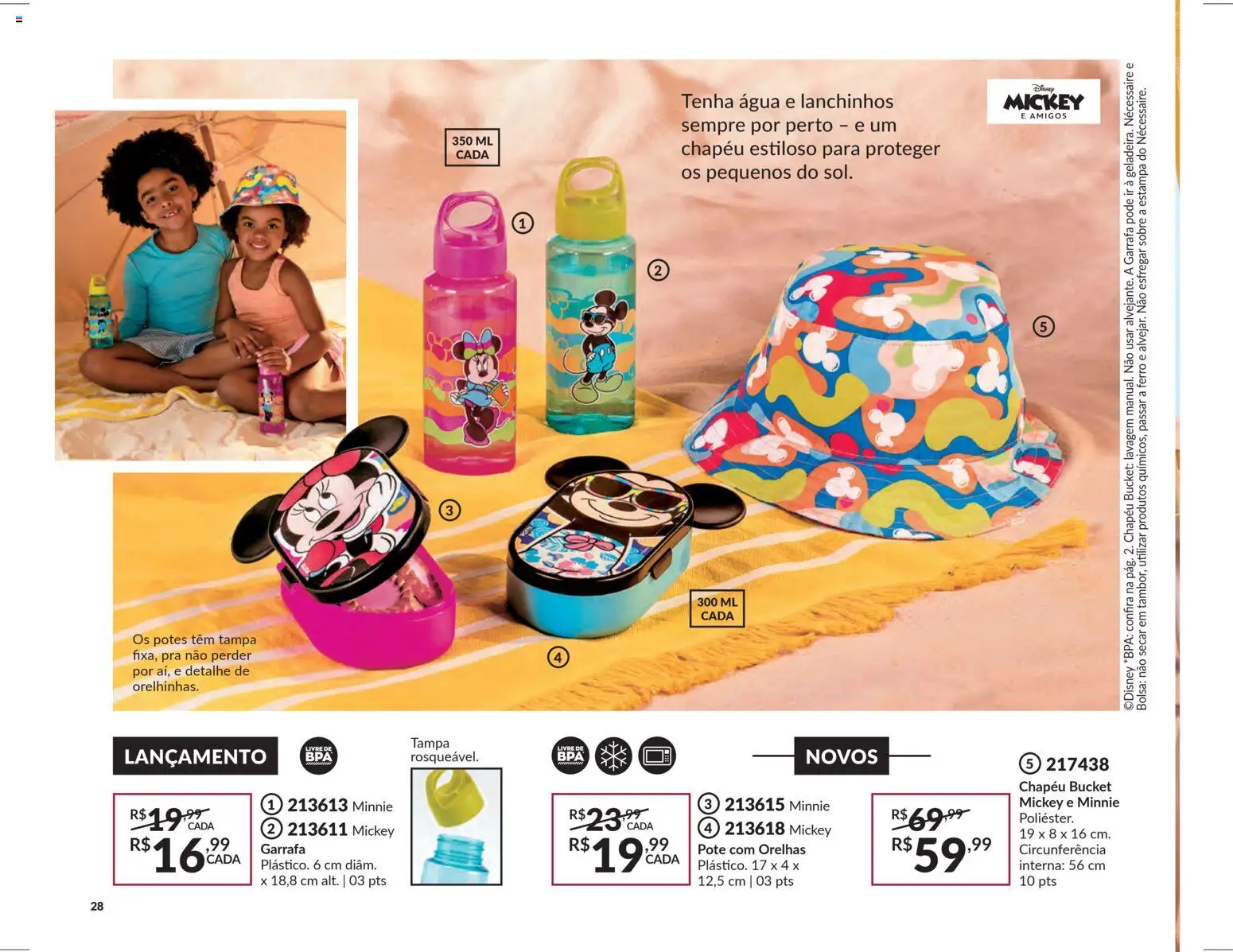 Avon Folheto - válido de 29.10.2025 | Página: 28 | Produtos: Necessaire, Chapéu, Potes, Bolsa