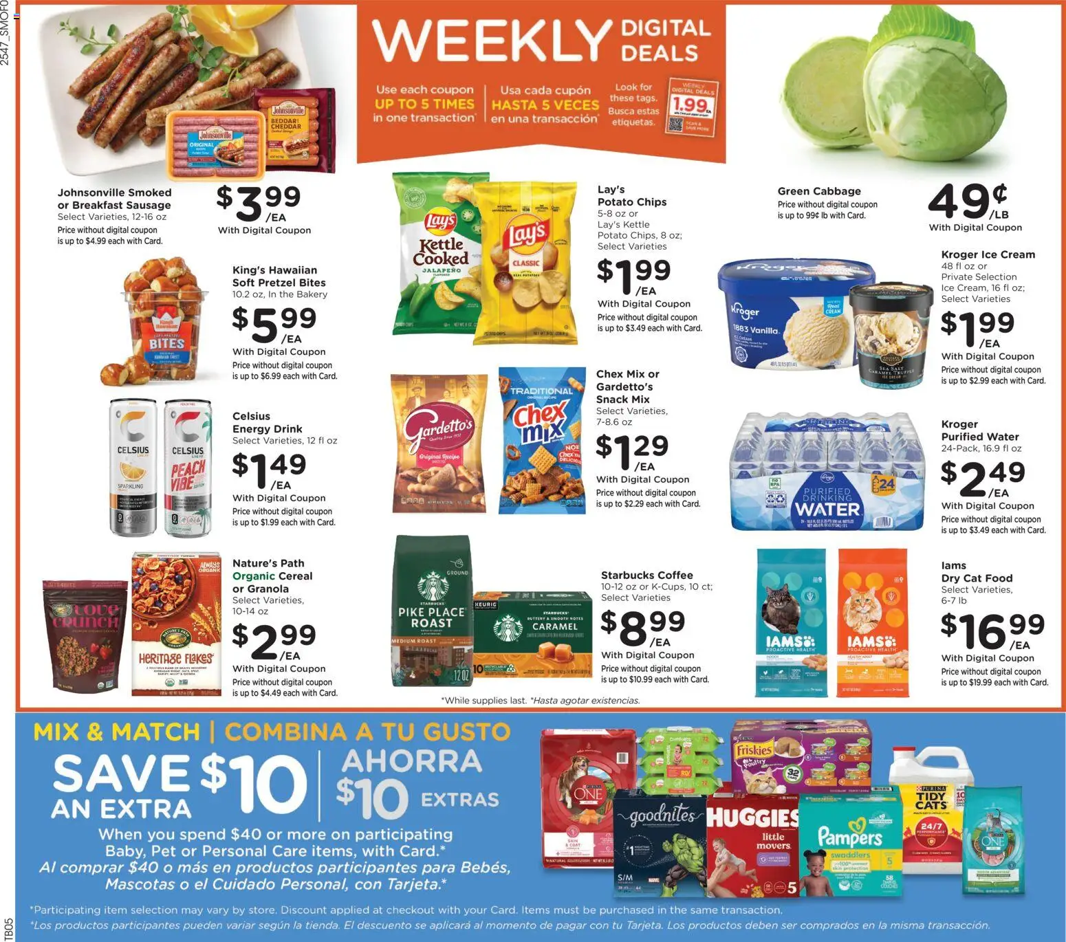 Smith's Weekly Ad - ID - valid from 26.12.2025 | Page: 2 | Products: Coffee, Ice cream, Water, Sausage