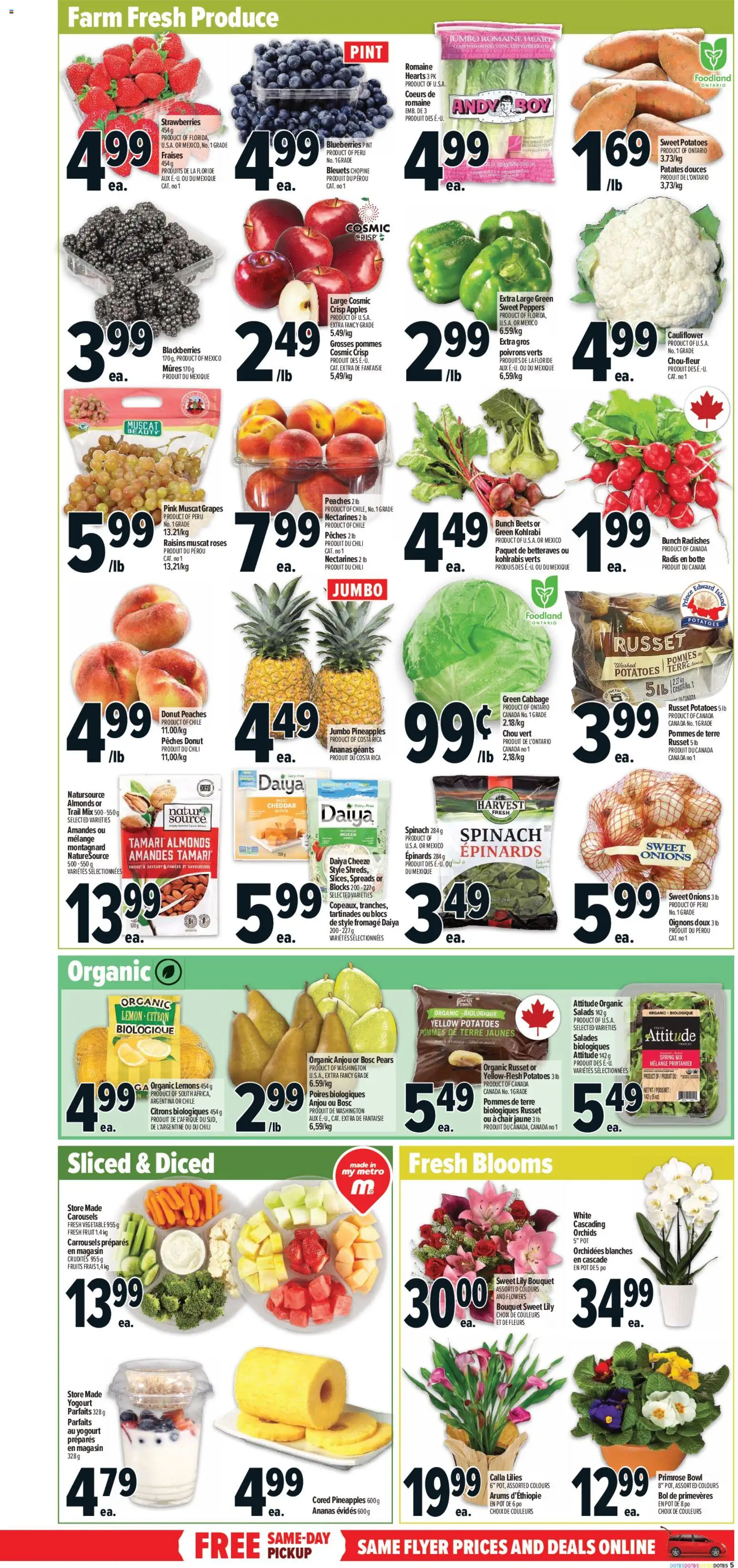 Metro flyer valid from 22.01.2026 | Page: 8 | Products: Strawberries, Potatoes, Chair, Apples