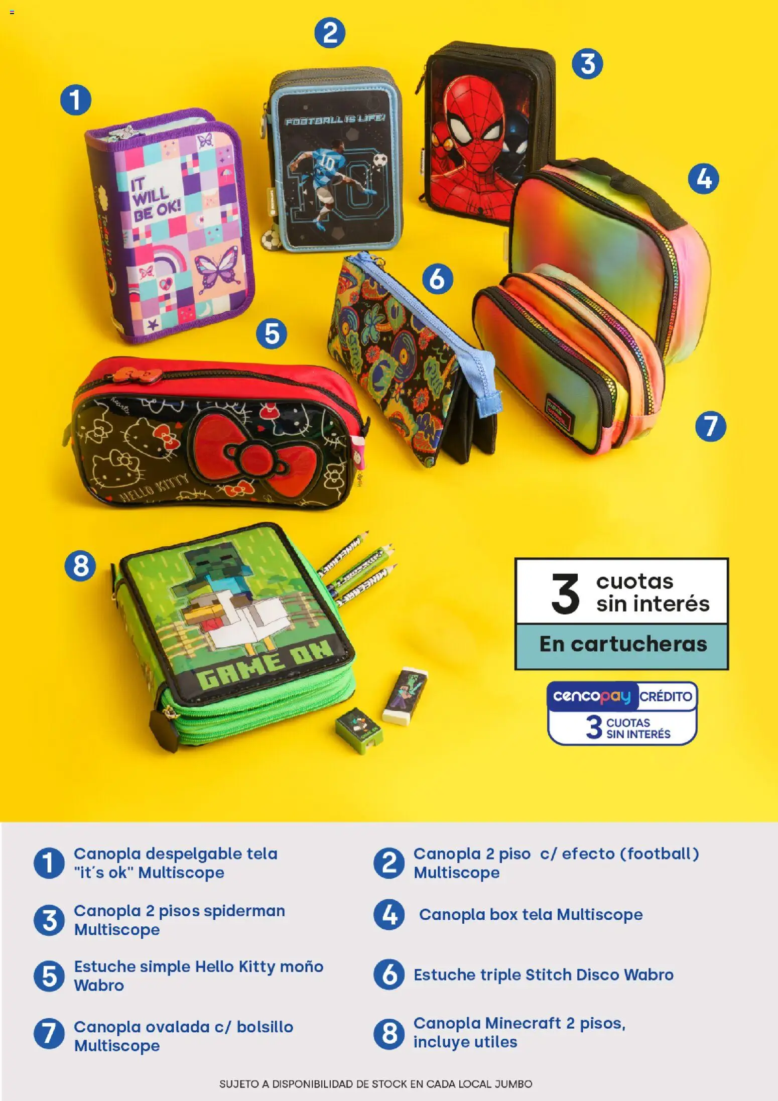 Jumbo - Especial Vuelta al Cole │ válido desde el 09.02.2026 | Página: 12 | Productos: Disco, Moño, Estuche