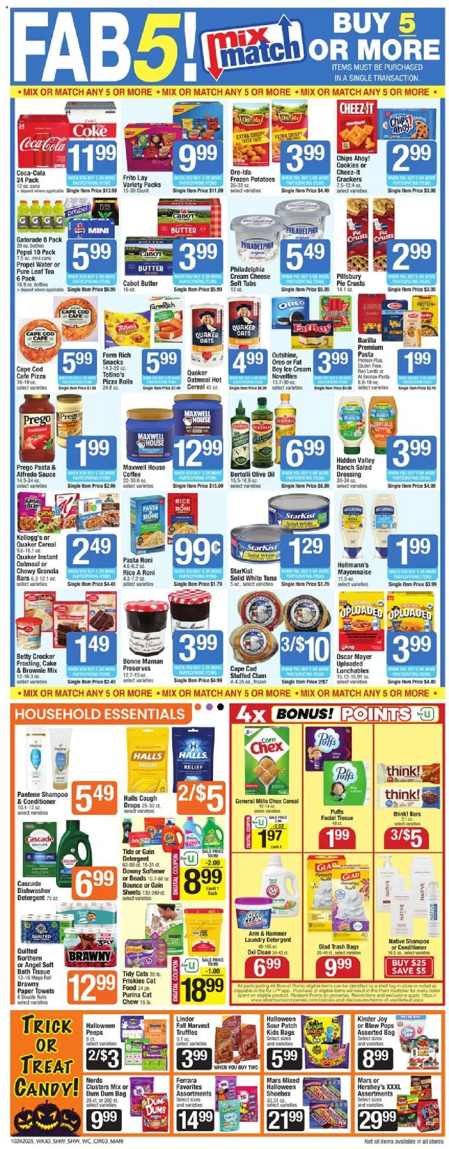 Shaw's Weekly Ad - MA - valid from 24.10.2025 | Page: 3 | Products: Butter, Coffee, Tea, Detergent