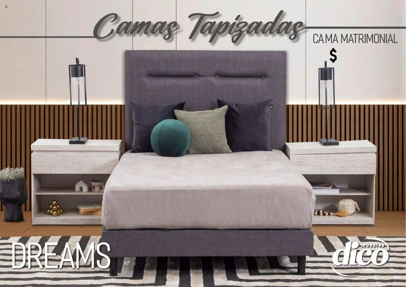 Nuevas ofertas de Muebles Dico válidas en toda la República Mexicana desde el 01.04.2026. ¡Encuentra las mejores ofertas en Muebles Dico catálogo Camas tapizadas ! | Página: 20