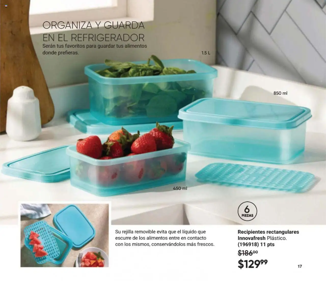 Nuevas ofertas de AVON válidas en toda la República Mexicana desde el 12.09.2025. ¡Encuentra las mejores ofertas en AVON - Casa & Estilo 15 2025! | Página: 17 | Productos: Refrigerador, Rejilla