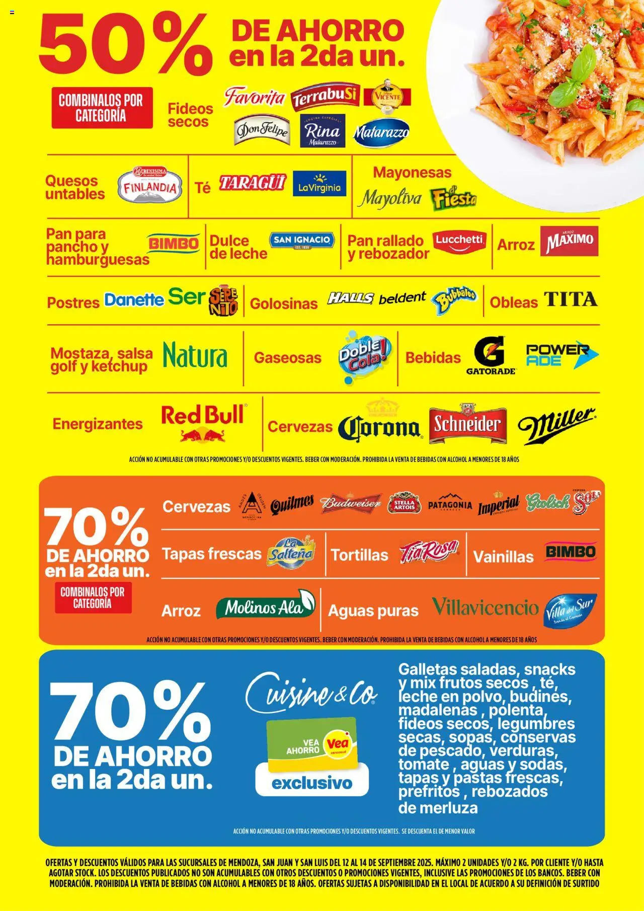 Vea - Oferta fin de semana | CUYO │ válido desde el 12.09.2025 | Página: 4 | Productos: Ketchup, Té, Golosinas, Pan rallado