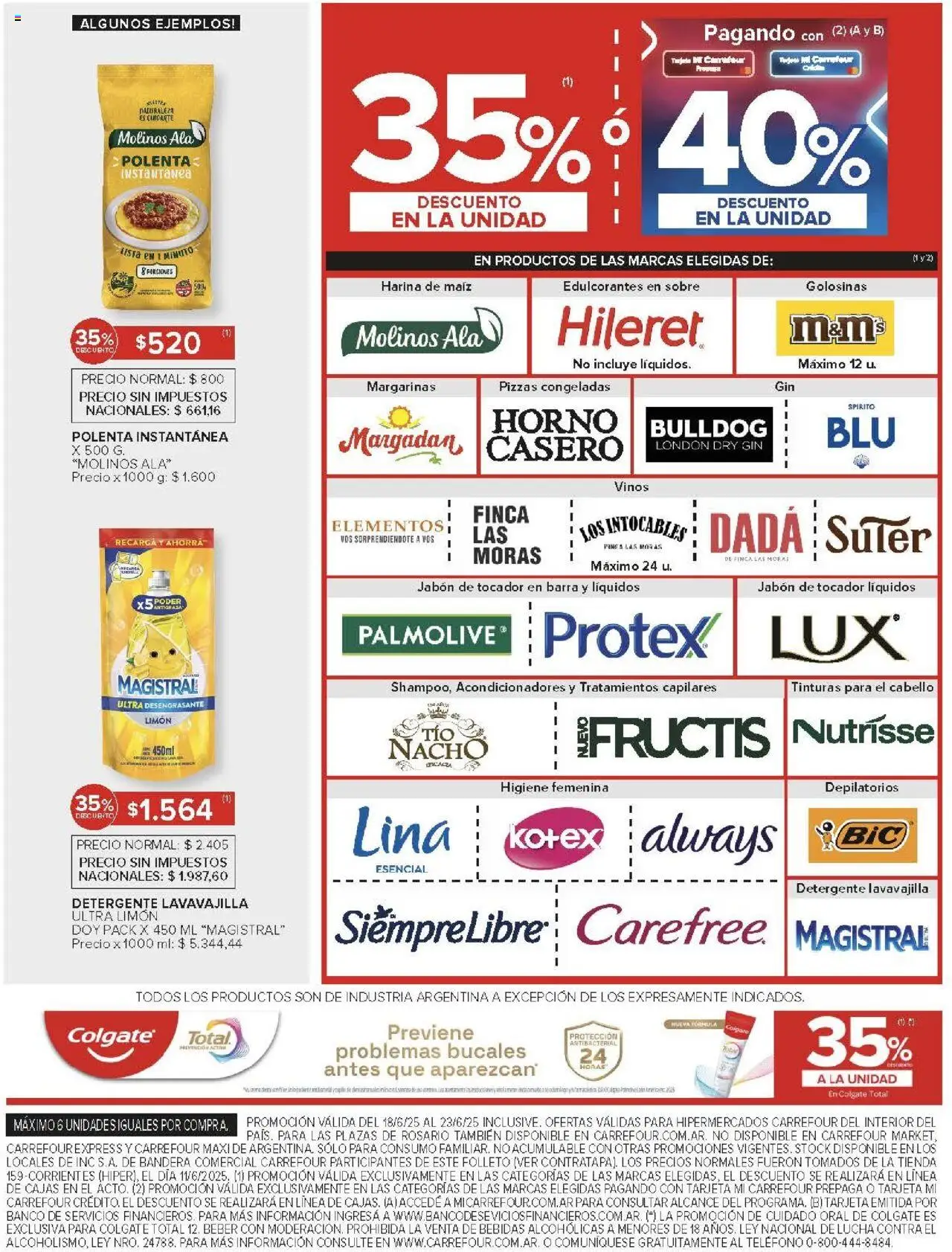 Carrefour ofertas │ válido desde el 18.06.2025 | Página: 7 | Productos: Sobre, Gin, Maiz, Golosinas