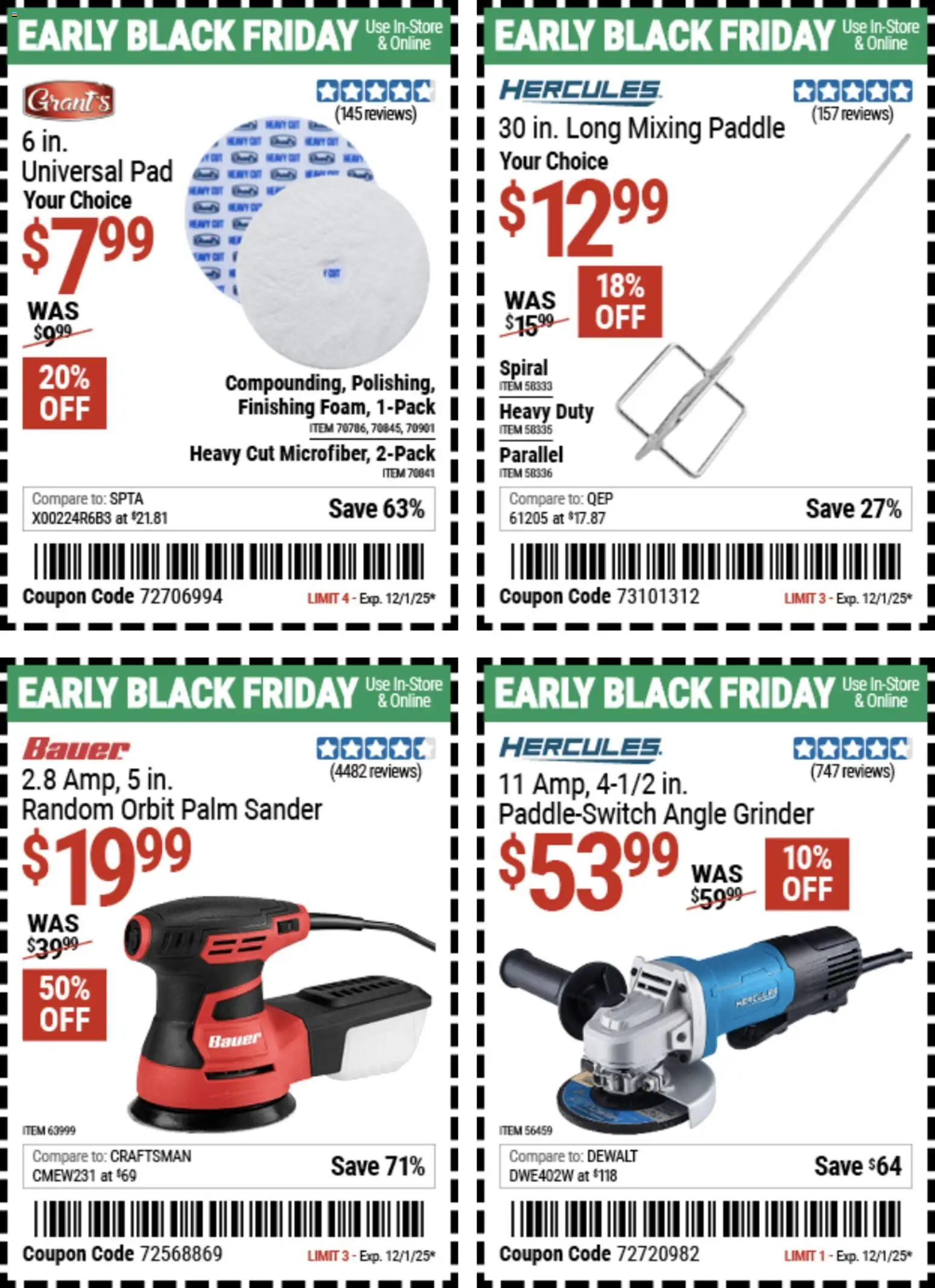 Harbor Freight Early Black Friday - valid from 10.11.2025 | Page: 17
