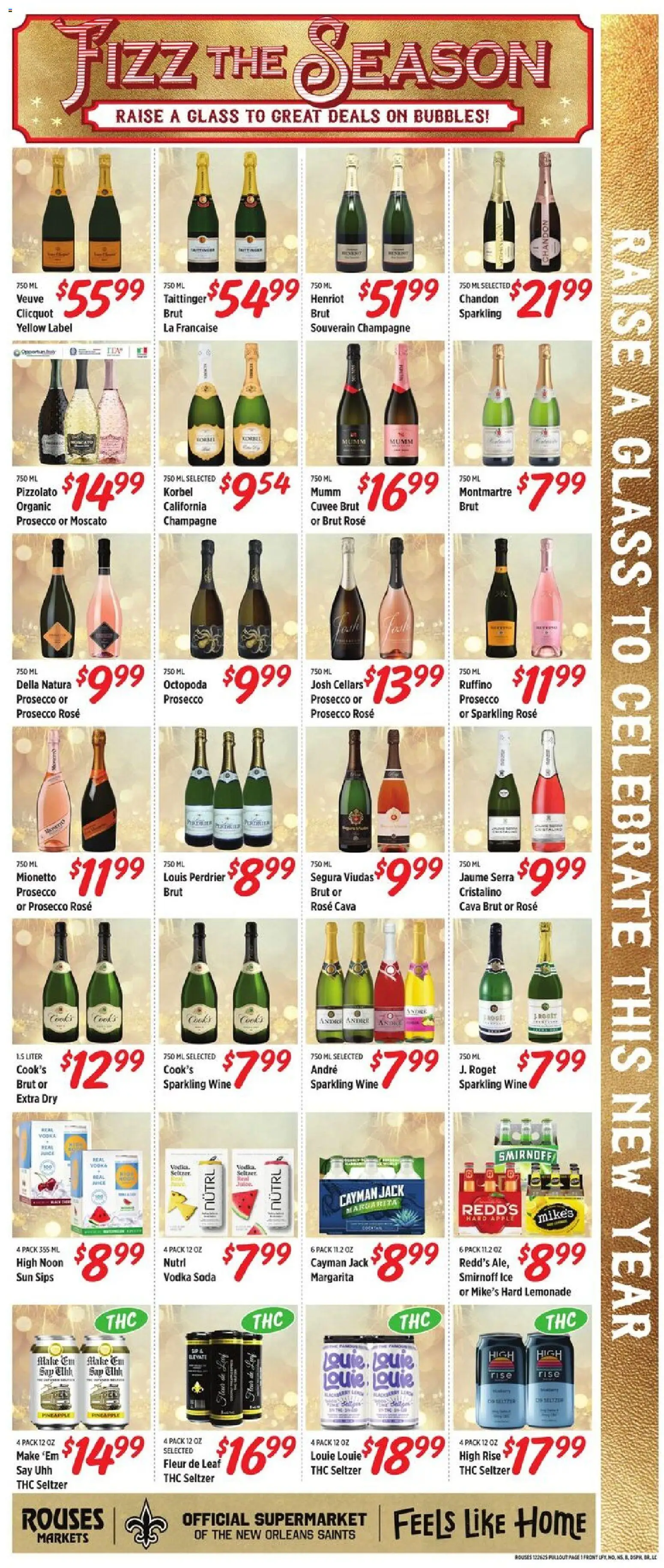 Rouses Weekly Ad - LA - valid from 26.12.2025 | Page: 4 | Products: Juice, Wine, Vodka