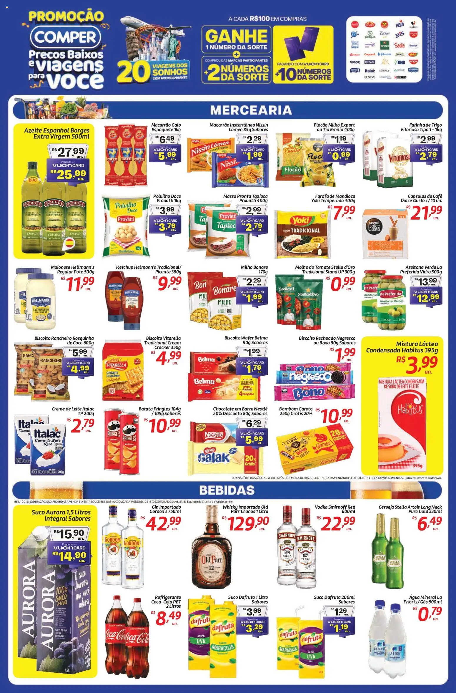 Comper Folheto - válido de 01.11.2025 | Página: 2 | Produtos: Leite, Ketchup, Batata, Dove