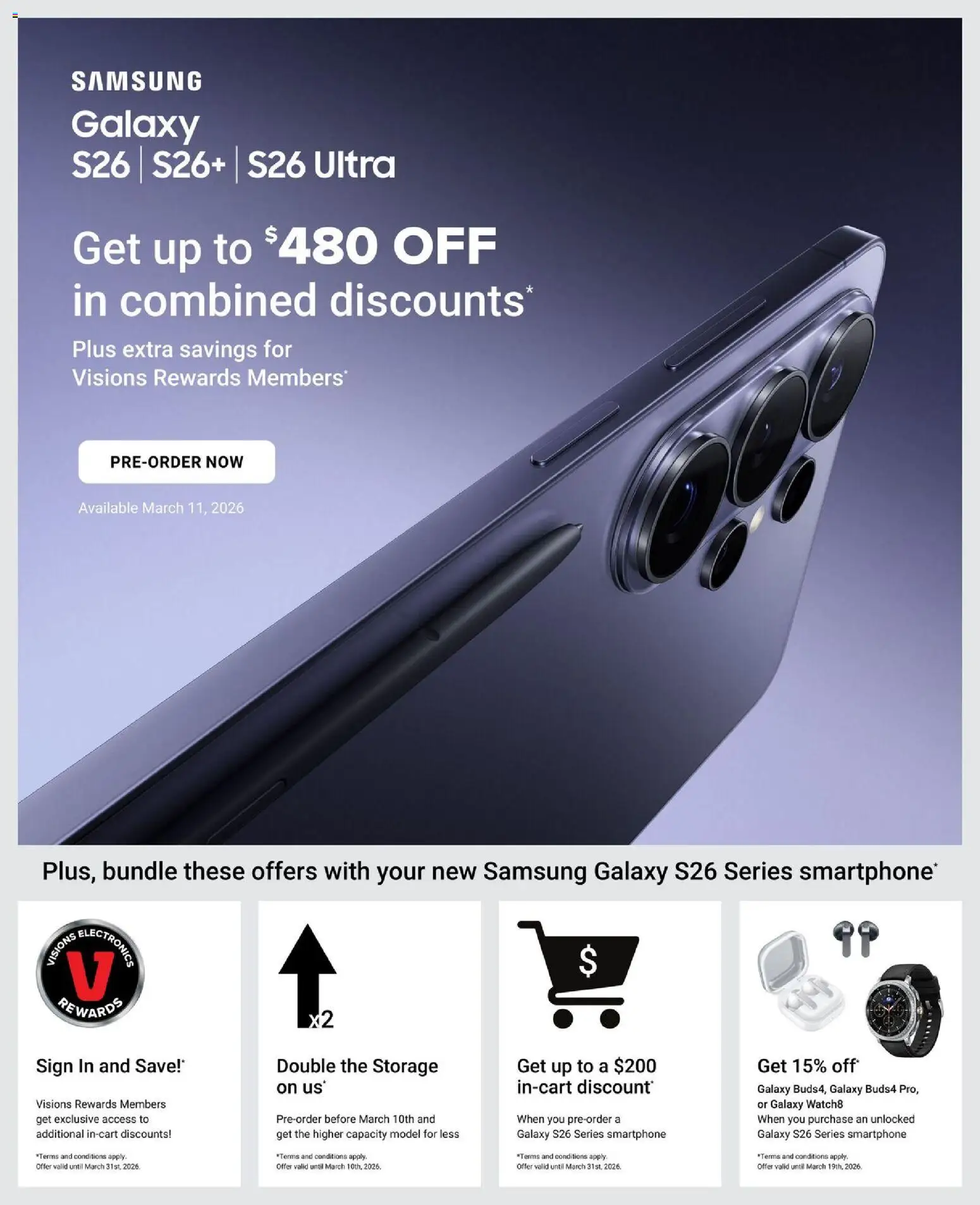 Visions flyer valid from 06.03.2026 | Page: 6 | Products: Smartphone