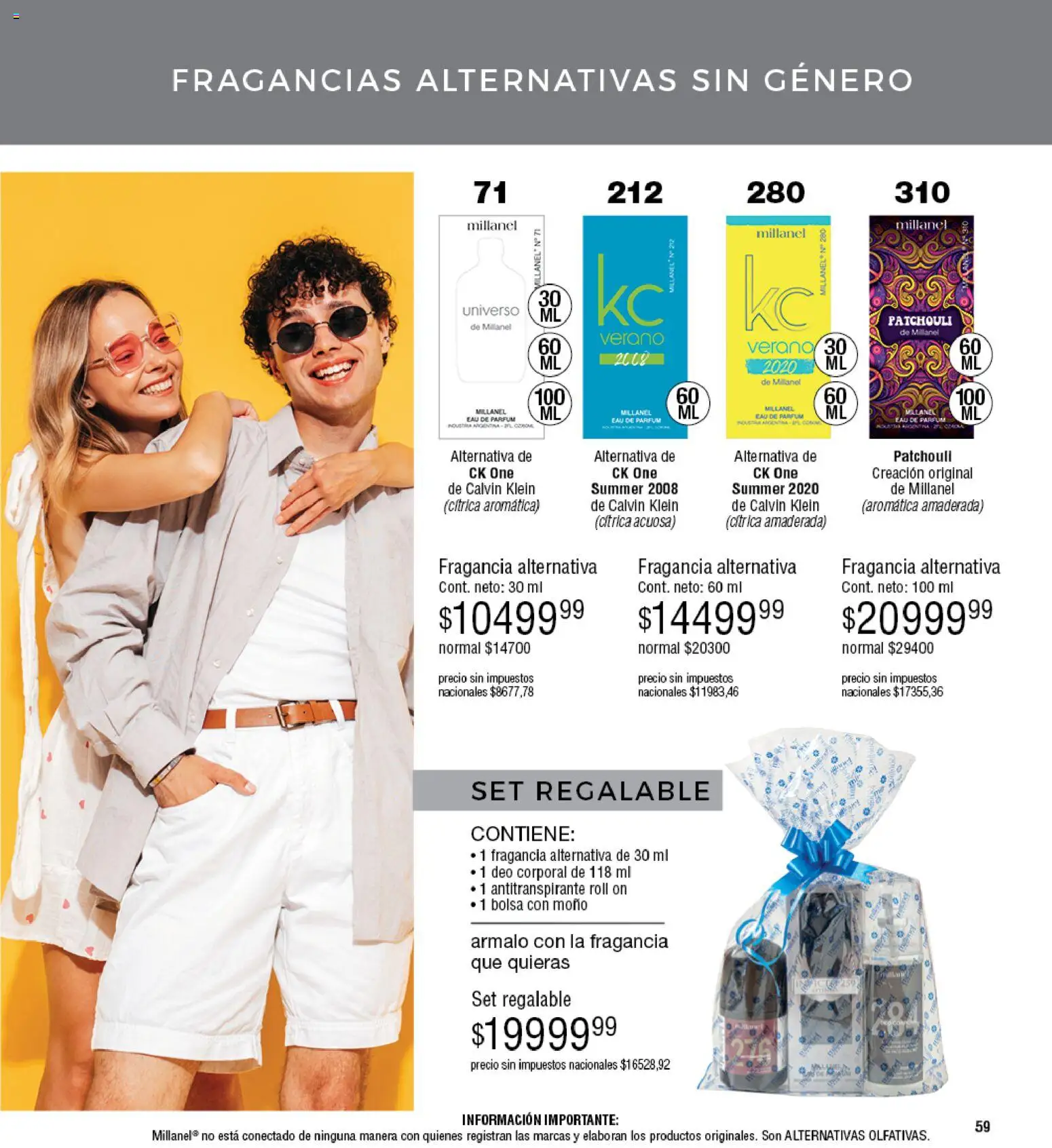 Millanel - Catálogo │ válido desde el 02.03.2026 | Página: 59 | Productos: Bolsa, Moño, Fragancia, Antitranspirante