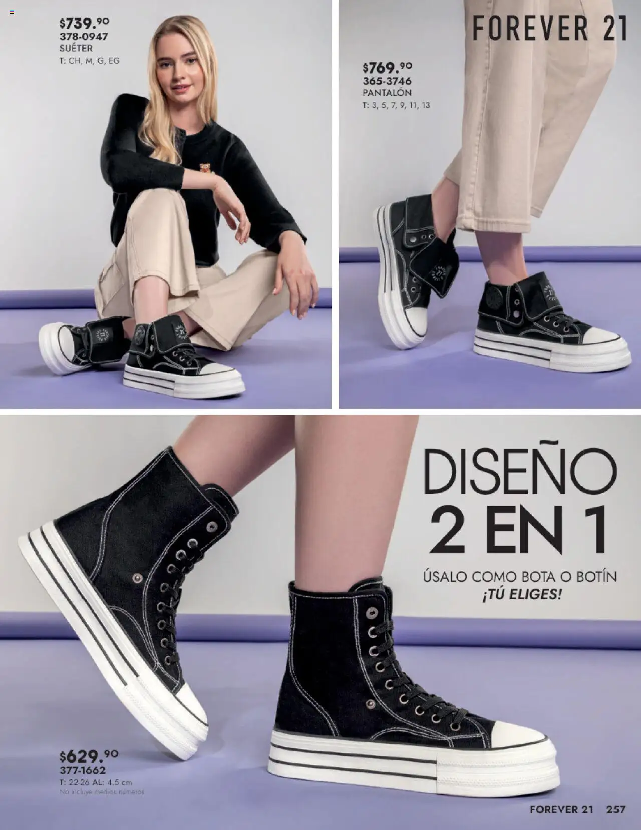 Nuevas ofertas de Andrea válidas en toda la República Mexicana desde el 09.10.2025. ¡Encuentra las mejores ofertas en Andrea - Catálogo Forever 21! | Página: 27 | Productos: Suéter, Botín