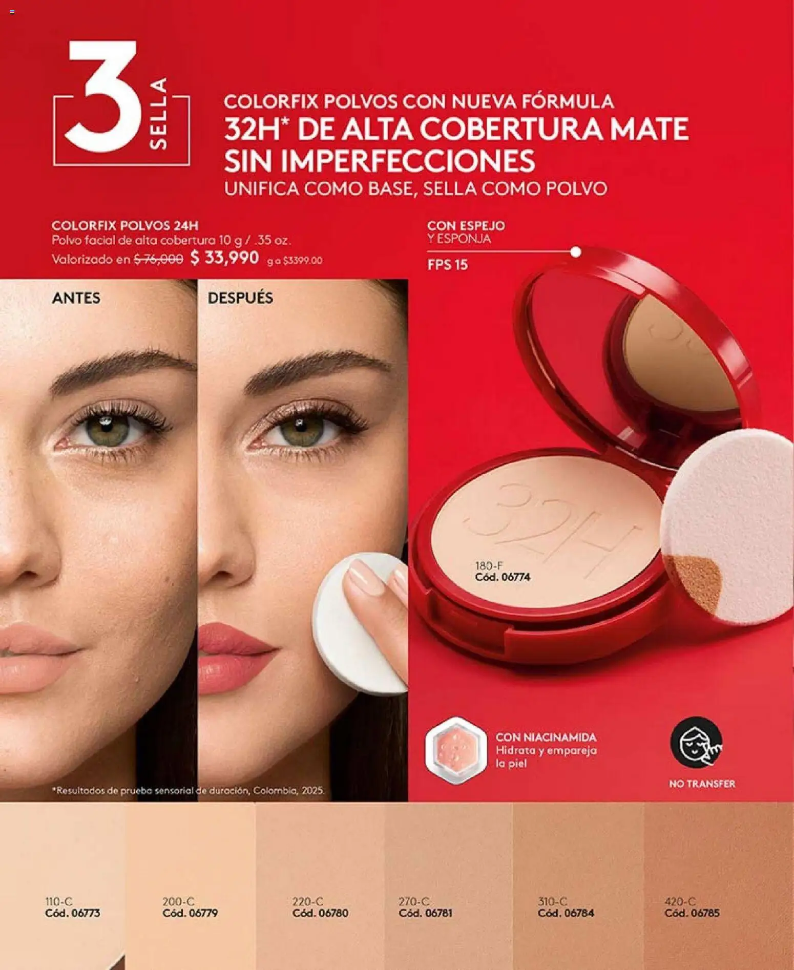 Ésika revista - valida desde el 20.02.2026 | Página: 40 | Productos: Esponja, Espejo, Polvo
