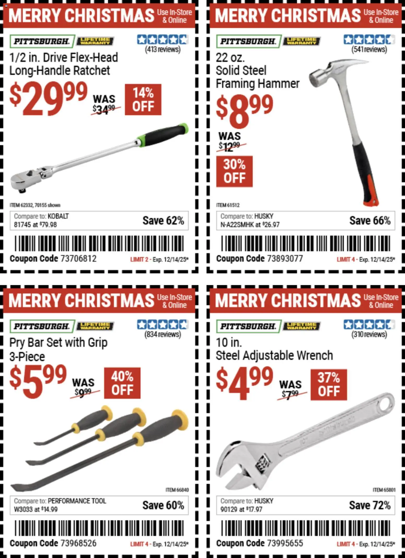 Harbor Freight Christmas Coupon Deals - valid from 02.12.2025 | Page: 12