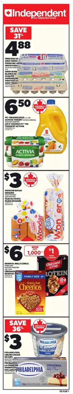 Preview of Independent Grocer weekly flyer / circulaire from shop Independent Grocer valid from 18.09.2025