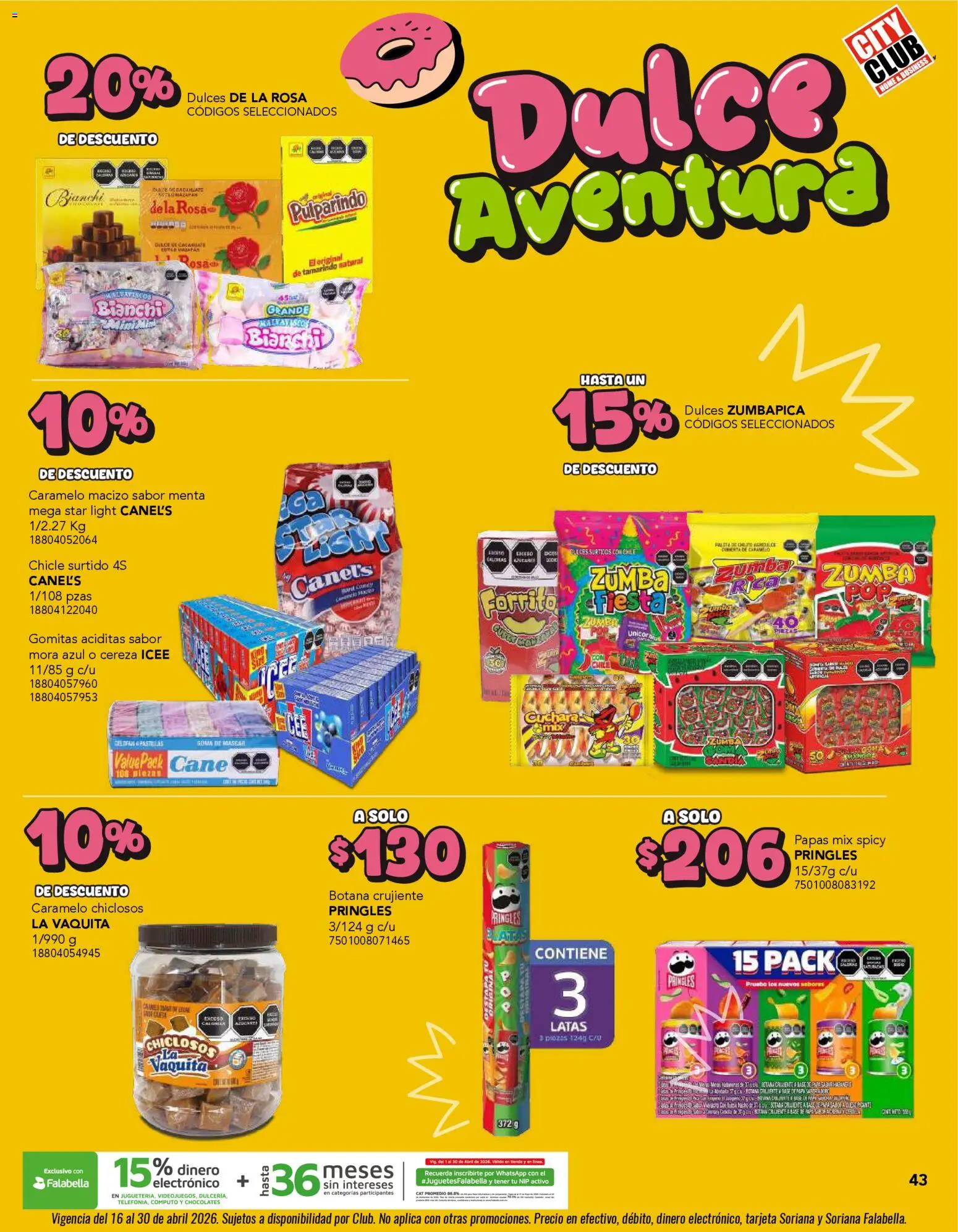 Nuevas ofertas de City Club válidas en toda la República Mexicana desde el 01.04.2026. ¡Encuentra las mejores ofertas en City Club catálogo! | Página: 43