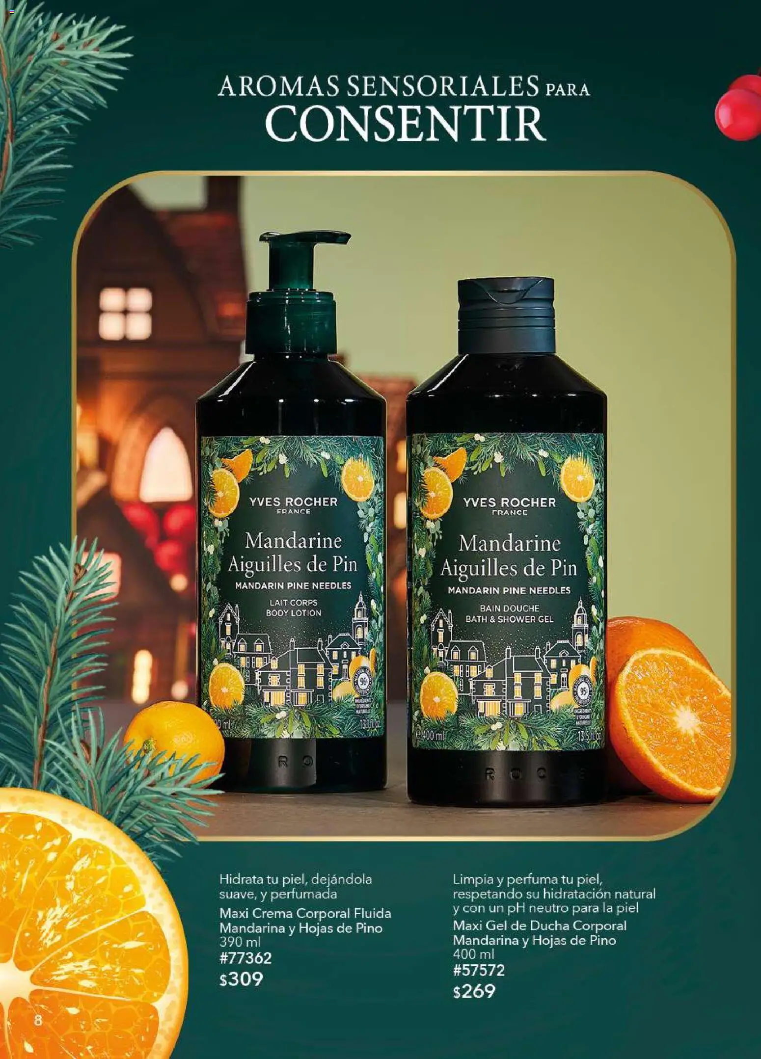 Nuevas ofertas de Yves Rocher válidas en toda la República Mexicana desde el 09.12.2025. ¡Encuentra las mejores ofertas en Yves Rocher campaña 17 2025! | Página: 8 | Productos: Crema, Body, Crema corporal, Gel de ducha