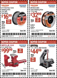 Harbor Freight Weekly Ad - valid from 15.09.2025 | Page: 5 | Products: Sander, Wire, Welding Wire, Belt