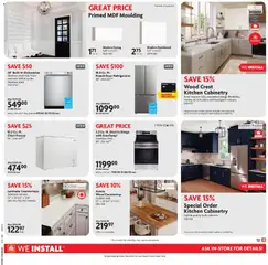 Preview of Home Hardware weekly flyer / circulaire from shop Home Hardware valid from 23.10.2025 | Page: 14 | Products: Refrigerator, Freezer, Dishwasher, Cabinet