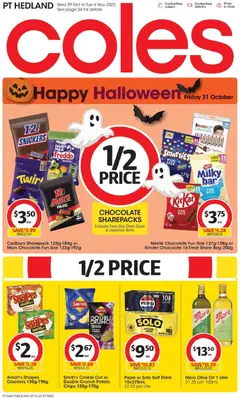 Preview of Coles Catalogue PT Hedland  - valid from 29.10.2025