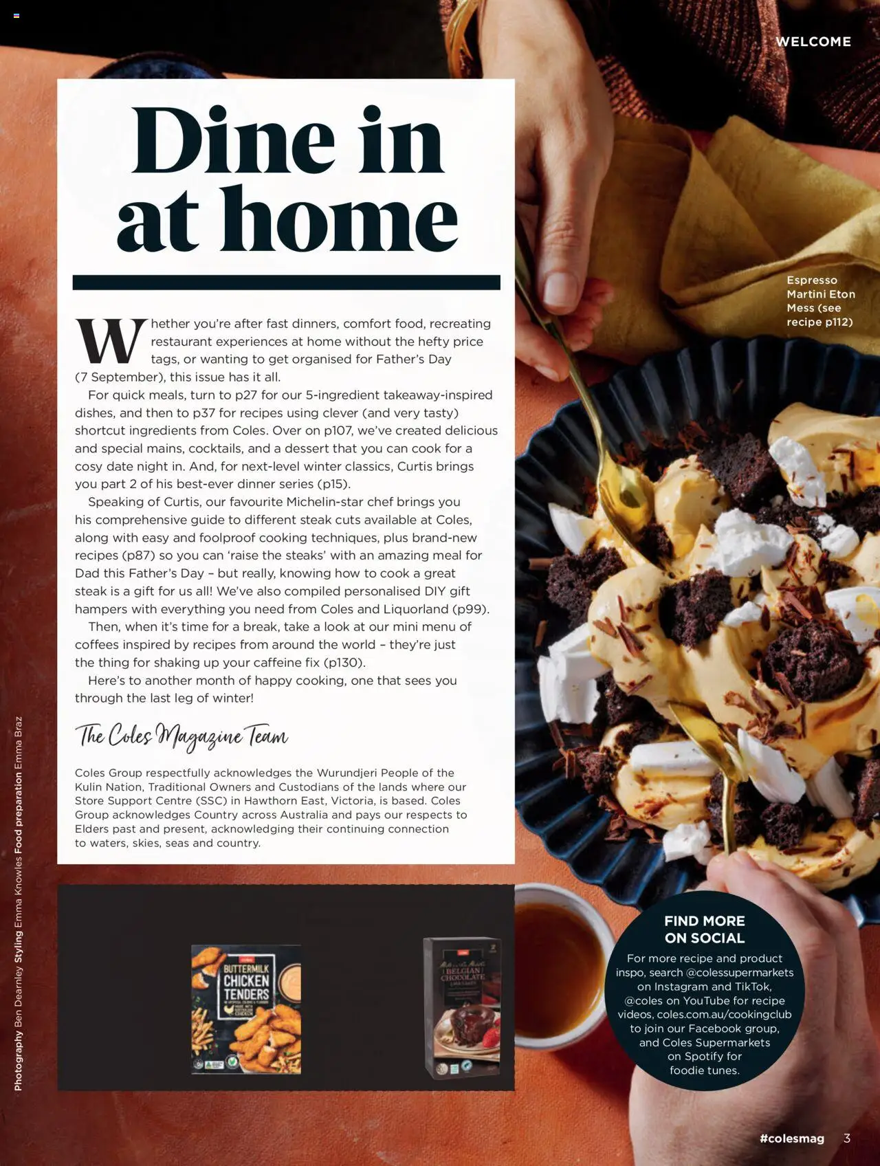 Coles catalogue - valid from 07.08.2025 | Page: 3 | Products: Chocolate, Chicken, Steak, Date