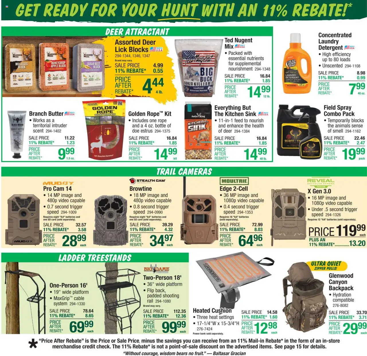 Menards - Weekly Ad - valid from 10.09.2025 | Page: 4 | Products: Ladder, Cushion, Camera, Game