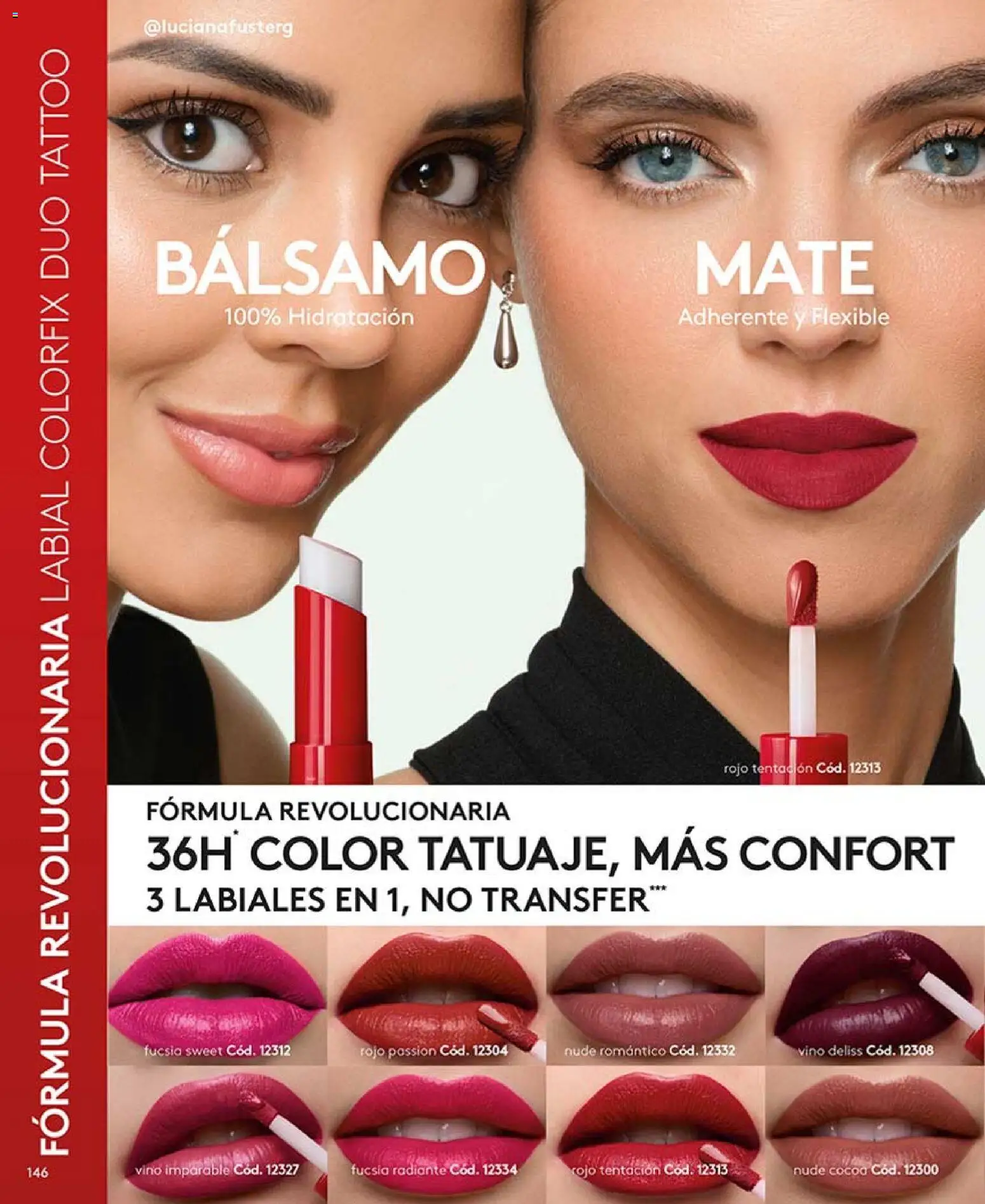 Catálogo Ésika Campaña 5 │ válido desde el 01.03.2026 | Página: 146 | Productos: Bálsamo, Mate, Vino, Labial