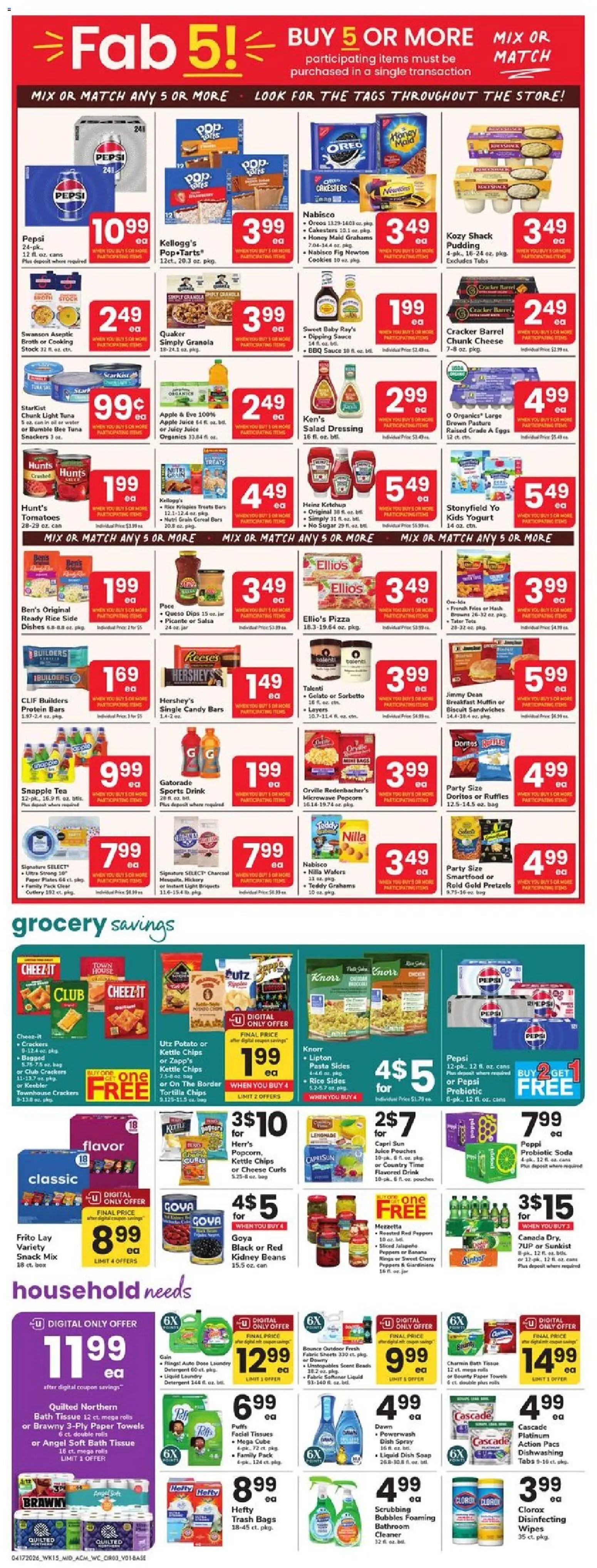 Acme Weekly Ad - PA - valid from 17.04.2026 | Page: 3 | Products: Peppers, Pasta, Sugar, Kettle