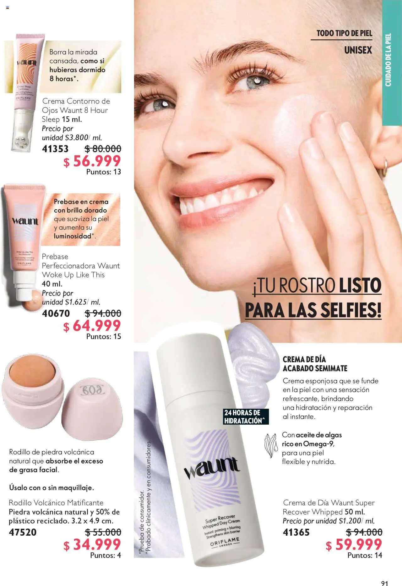 Oriflame revista - valida desde el 04.10.2025 | Página: 91 | Productos: Brillo, Contorno, Contorno de ojos, Aceite