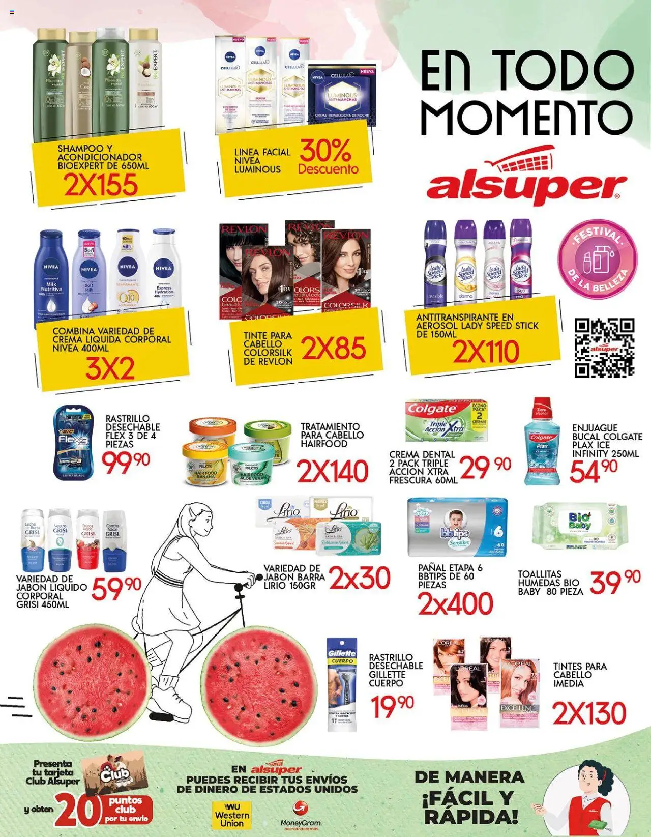Nuevas ofertas de Alsuper válidas en toda la República Mexicana desde el 17.10.2025. ¡Encuentra las mejores ofertas en Alsuper folleto! | Página: 8 | Productos: Enjuague bucal, Jabón líquido, Crema, Body