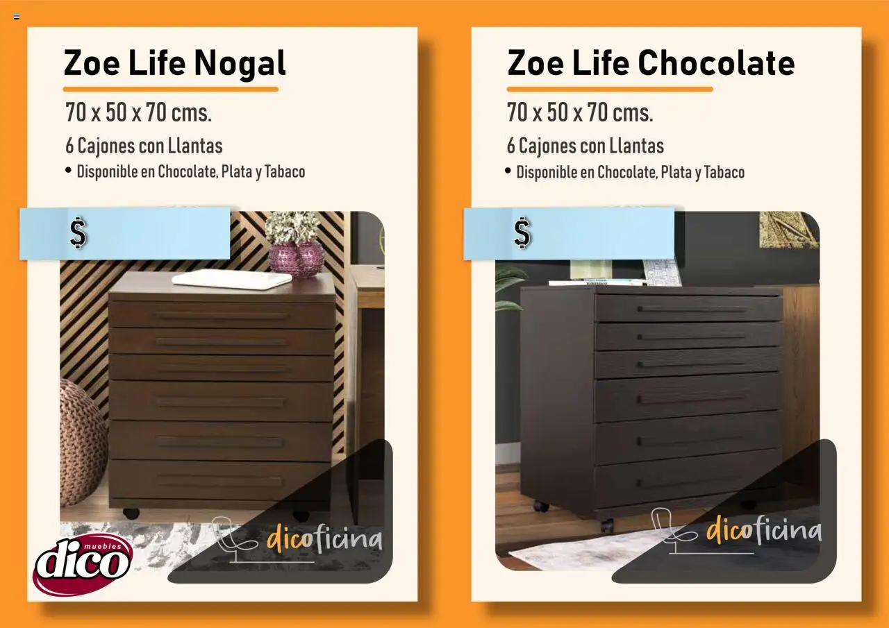 Nuevas ofertas de Muebles Dico válidas en toda la República Mexicana desde el 25.09.2025. ¡Encuentra las mejores ofertas en Muebles Dico -  Catálogo Oficina! | Página: 18 | Productos: Chocolate