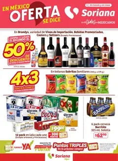 Vista previa de Soriana - Fin de Semana Híper: Ags, Nay, Jal, Qro, Col, Mich, Gto, Hgo, Tlax, Mor, Pue, Gro, Oax, Edo. de Mex, Valle de México, Za, nuevo folleto de la tienda, válido en México a partir del 19.02.2026