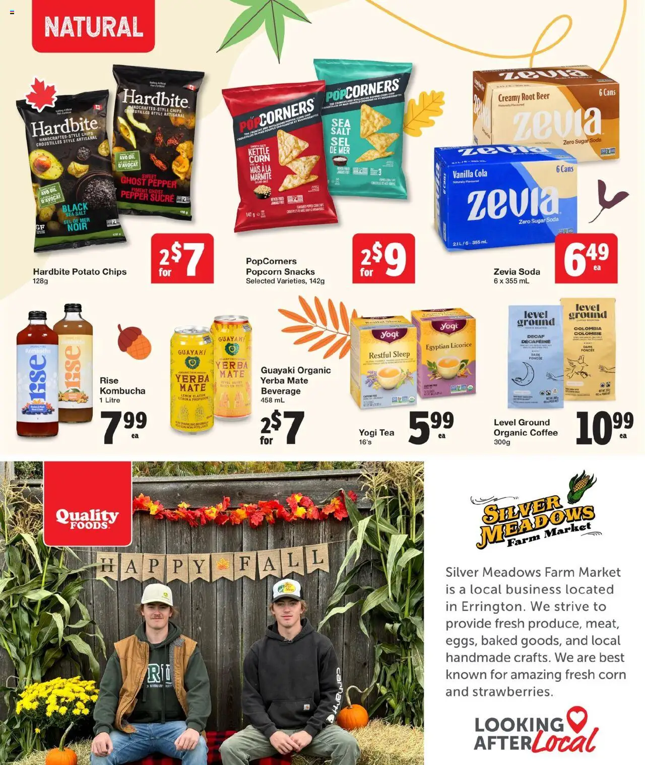 Quality Foods flyer valid from 09.10.2025 | Page: 14 | Products: Kettle, Oil, Coffee, Beer