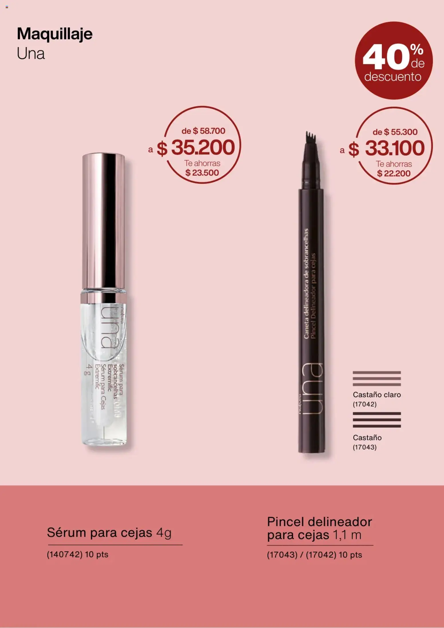 Natura revista - valida desde el 13.11.2025 | Página: 43 | Productos: Té, Serum, Maquillaje, Delineador