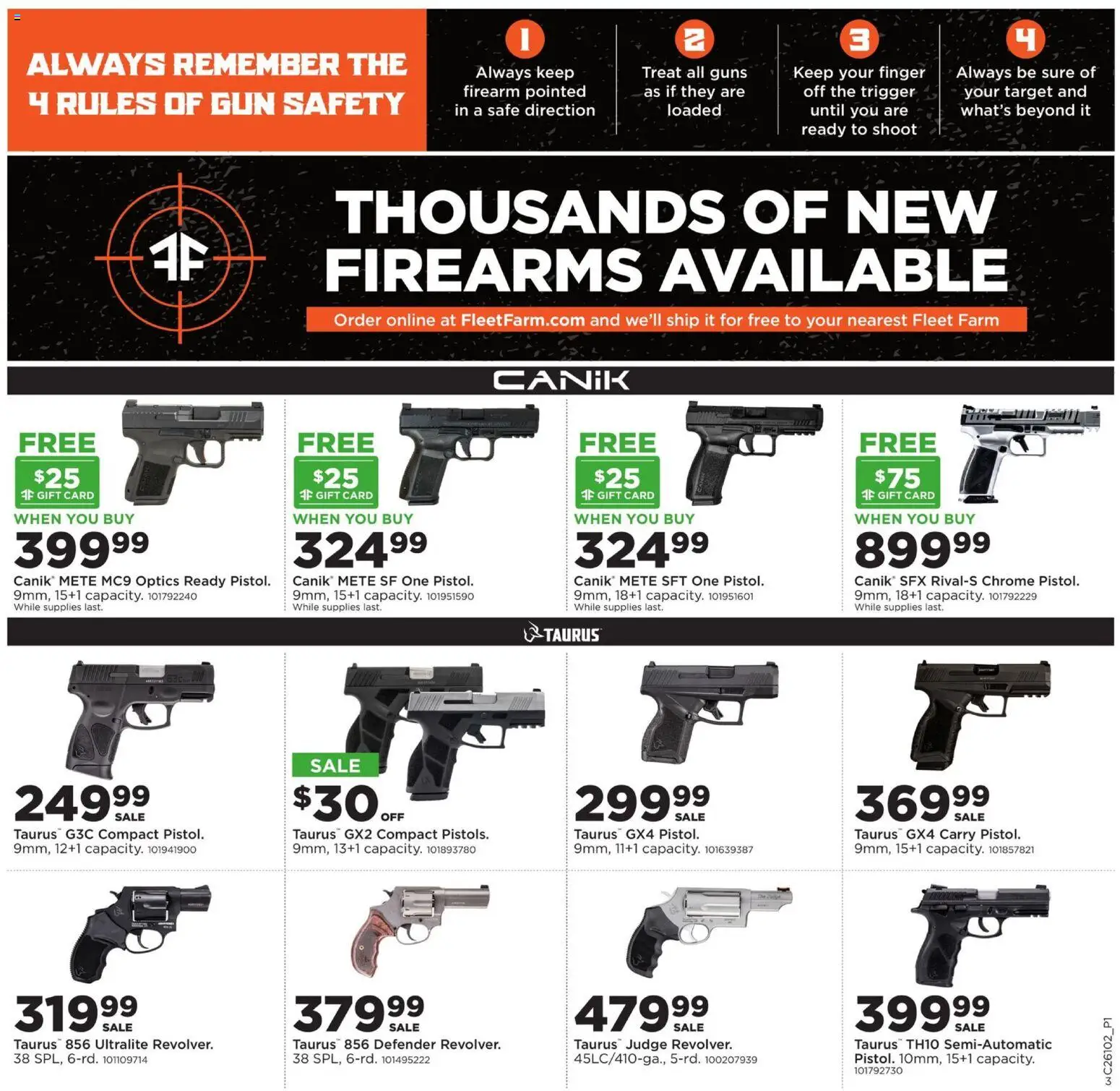 Mills Fleet Farm Range Ready - valid from 02.03.2026 | Page: 3 | Products: Safe, Gun
