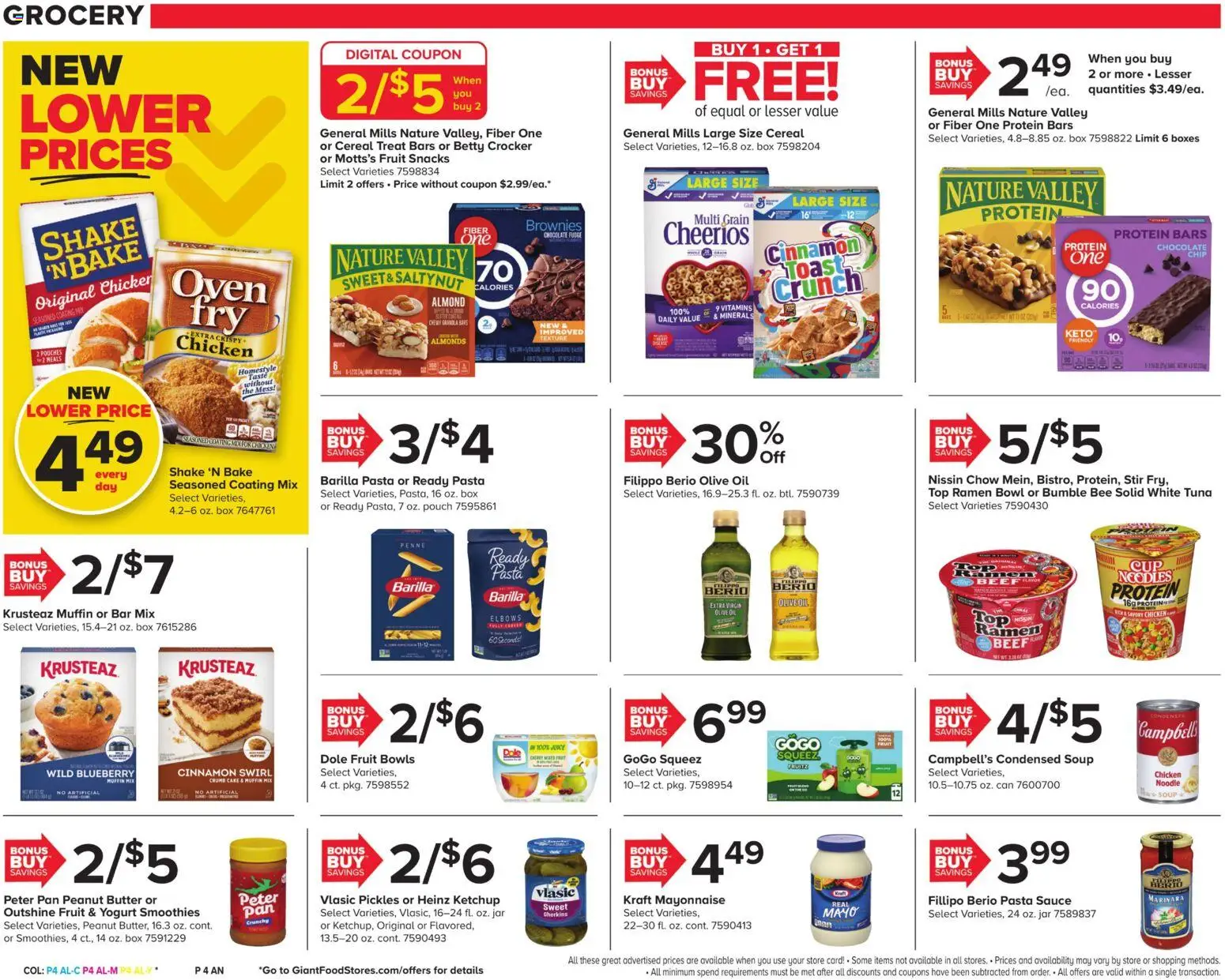 Giant Weekly Ad - valid from 13.03.2026 | Page: 10 | Products: Oil, Pasta, Ketchup, Sauce