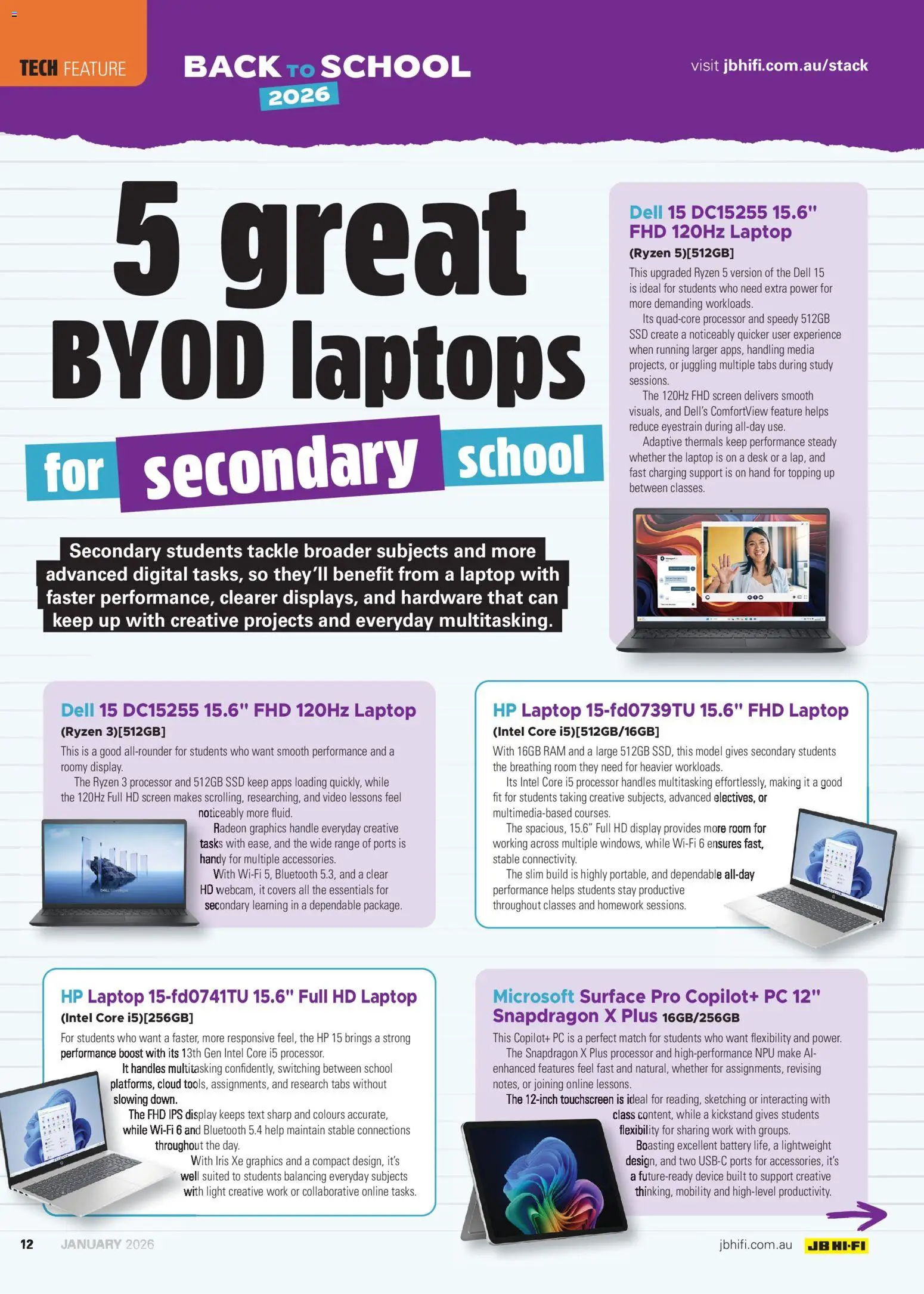 JB Hi-Fi catalogue - valid from 01.01.2026 | Page: 58 | Products: Desk, Digital, Device, Screen