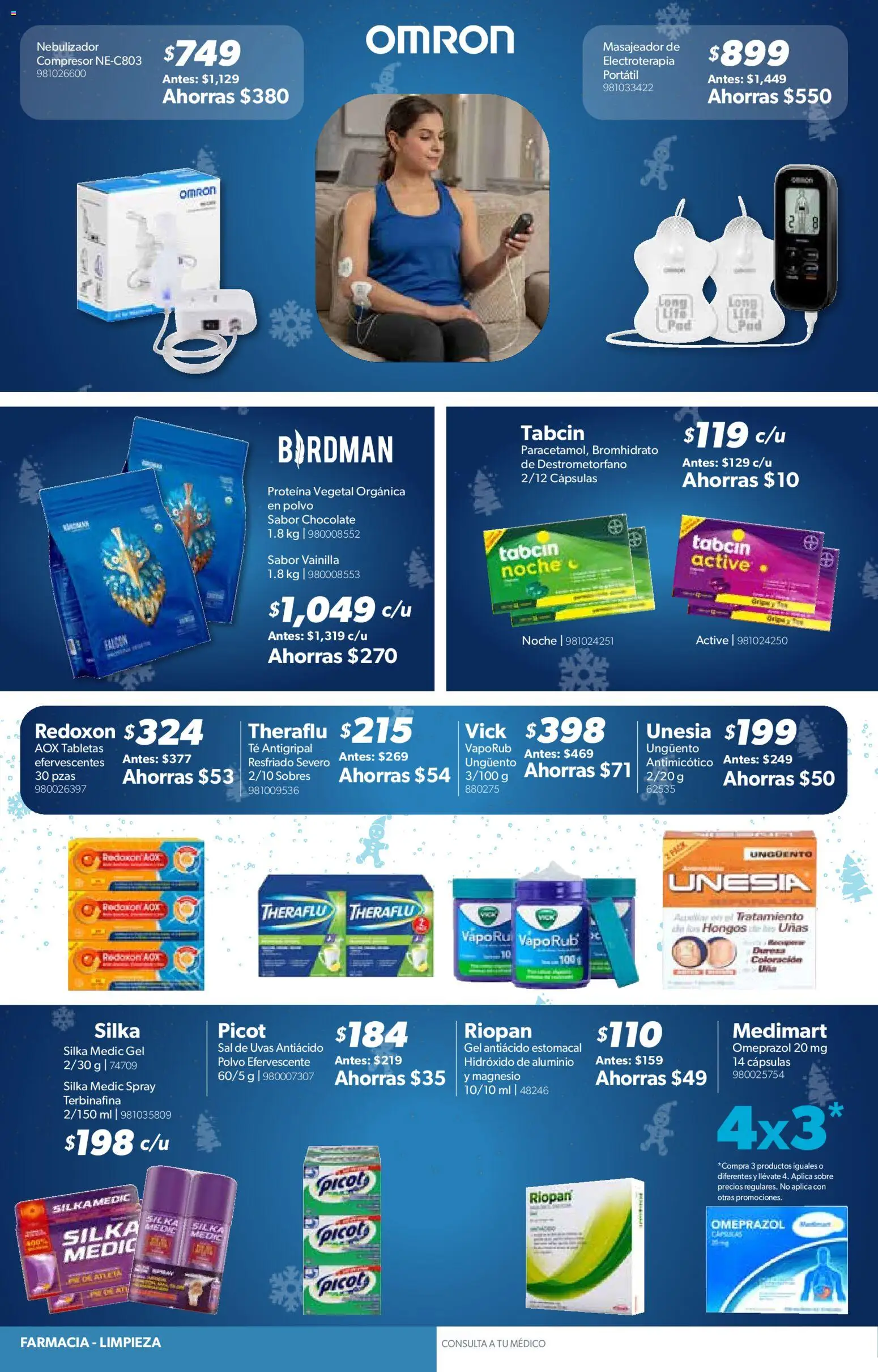 Nuevas ofertas de Sam's Club válidas en toda la República Mexicana desde el 11.12.2025. ¡Encuentra las mejores ofertas en Sam's Club catálogo! | Página: 29 | Productos: Antiácido, Antigripal, Té, Sobre