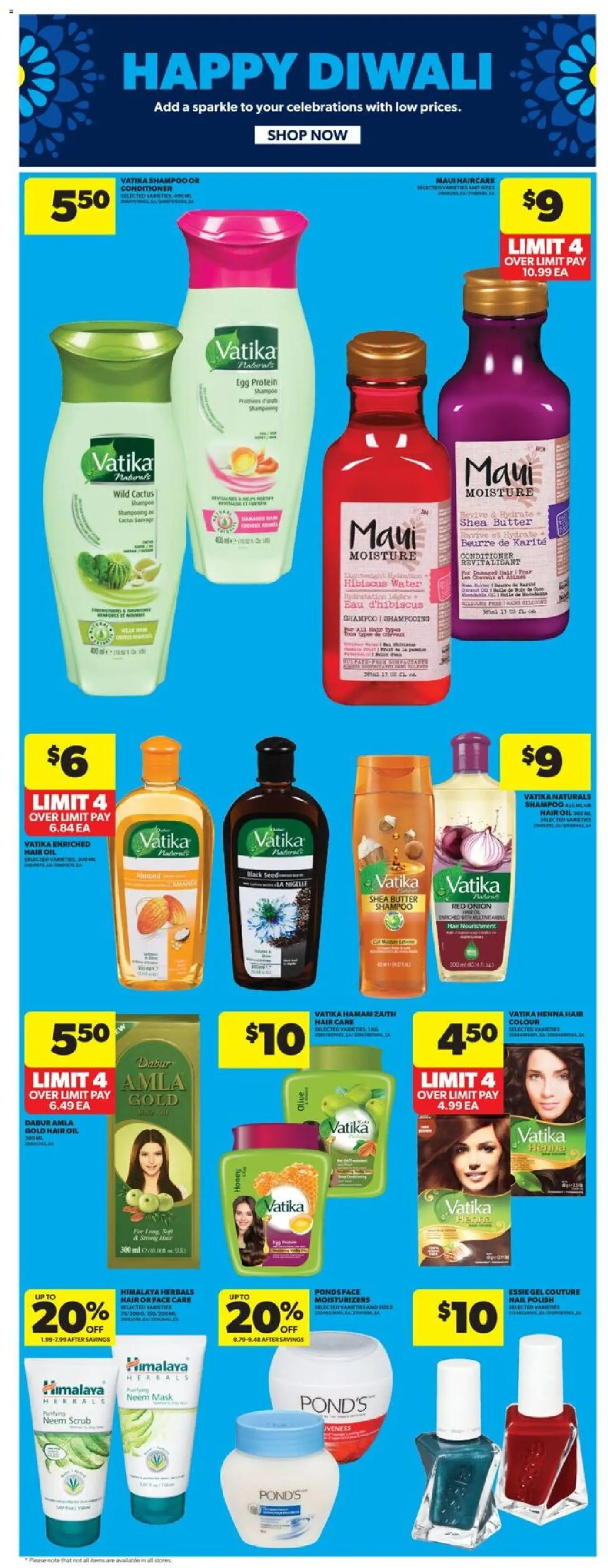 Real Canadian Superstore flyer valid from 11.09.2025 | Page: 28 | Products: Nail polish, Shampoo, Hair oil, Oil
