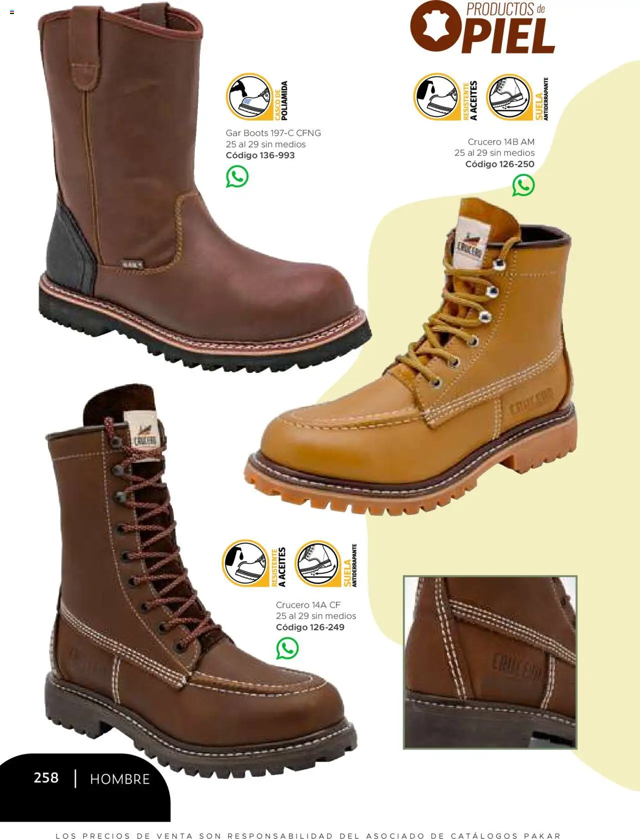 Nuevas ofertas de SC Pakar válidas en toda la República Mexicana desde el 24.07.2025. ¡Encuentra las mejores ofertas en SC Pakar - Catálogo Hombre otoño / invierno! | Página: 258