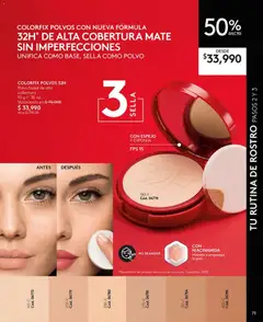 Ésika catálogo -  Vista previa de la revista de la tienda Ésika valido desde el 13.03.2026 | Página: 73 | Productos: Esponja, Espejo, Polvo