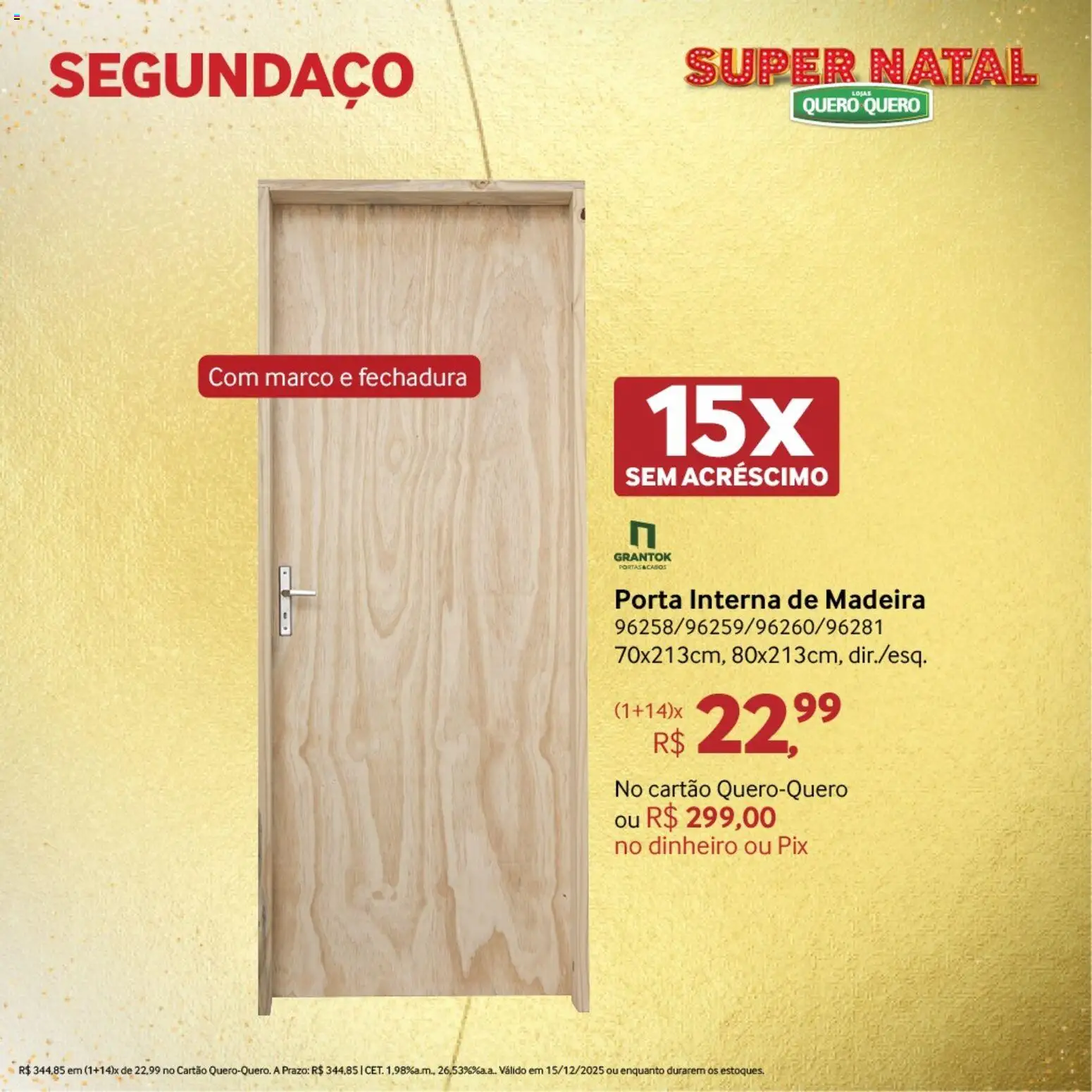 Lojas Quero-Quero Folheto - válido de 15.12.2025 | Página: 11 | Produtos: Porta, Fechadura