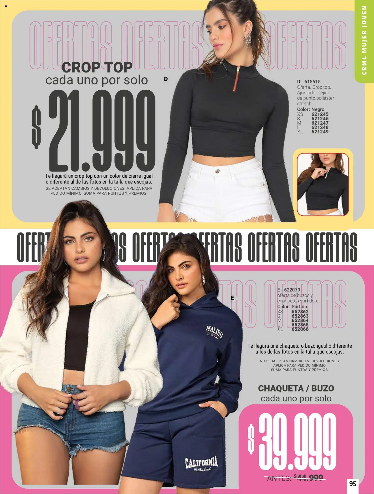 Carmel revista - valida desde el 01.04.2026 | Página: 95 | Productos: Té, Buzo, Top, Chaqueta