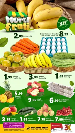 São Judas Tadeu - Ofertas Hortifruti - Pré-Visualização do folheto da loja São Judas Tadeu, válido de 02.12.2025