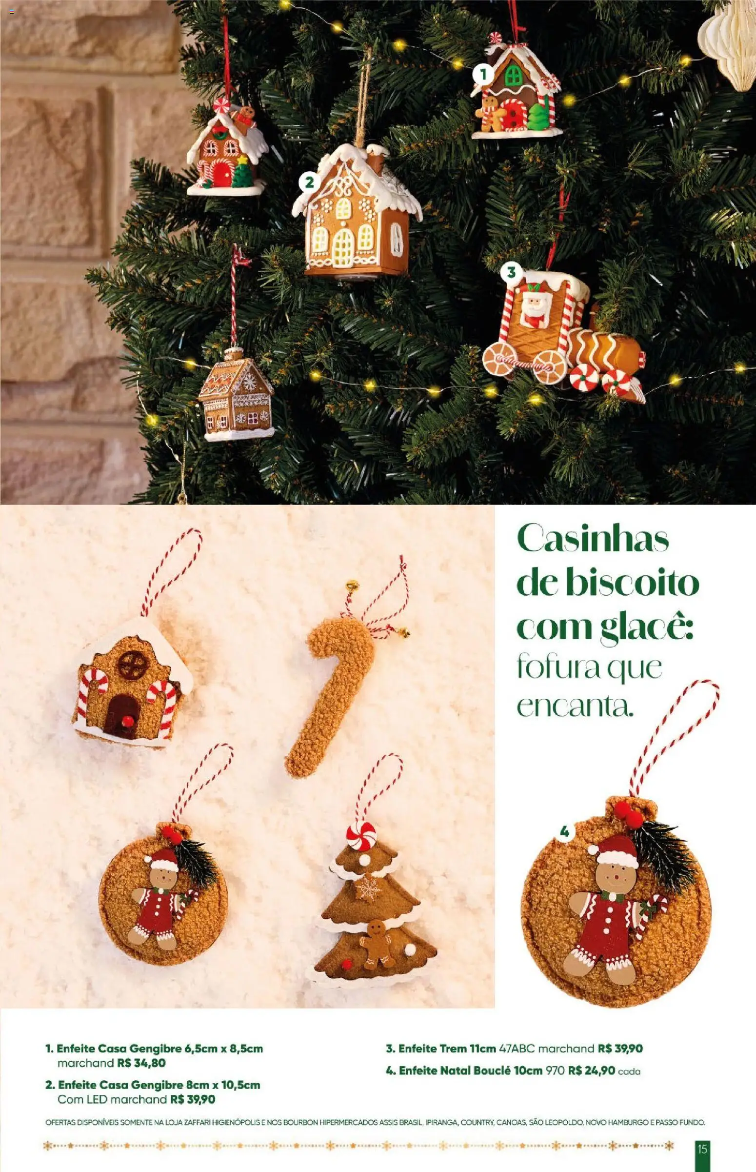 Zaffari Folheto - válido de 28.10.2025 | Página: 15 | Produtos: Gengibre, Biscoito, Bourbon