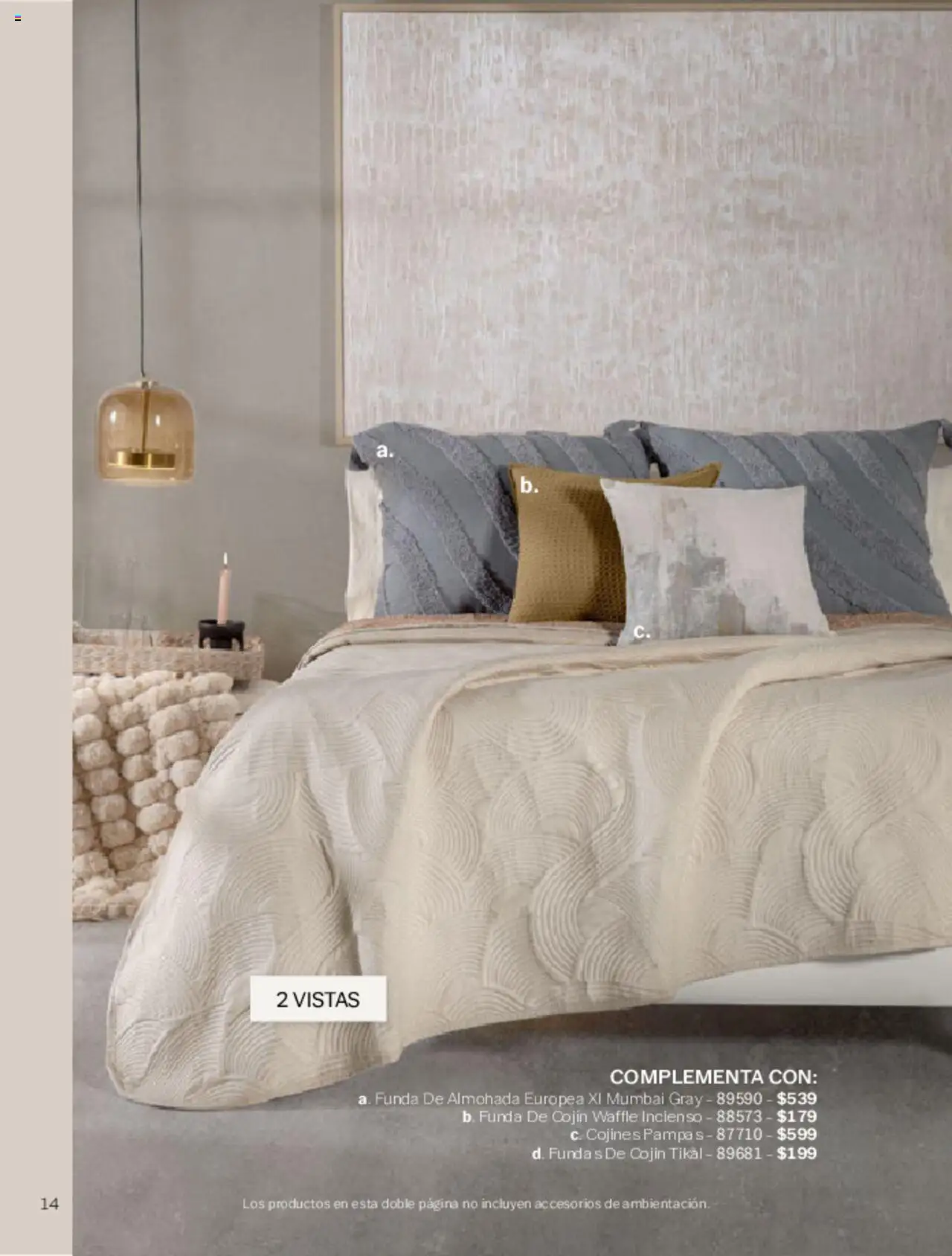 Nuevas ofertas de Vianney válidas en toda la República Mexicana desde el 07.03.2025. ¡Encuentra las mejores ofertas en Vianney catálogo Primavera! | Página: 16 | Productos: Funda, Funda de almohada, Almohada