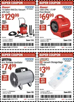 Preview of Harbor Freight weekly ads valid from 13.10.2025 | Page: 17 | Products: Vacuum, Blower