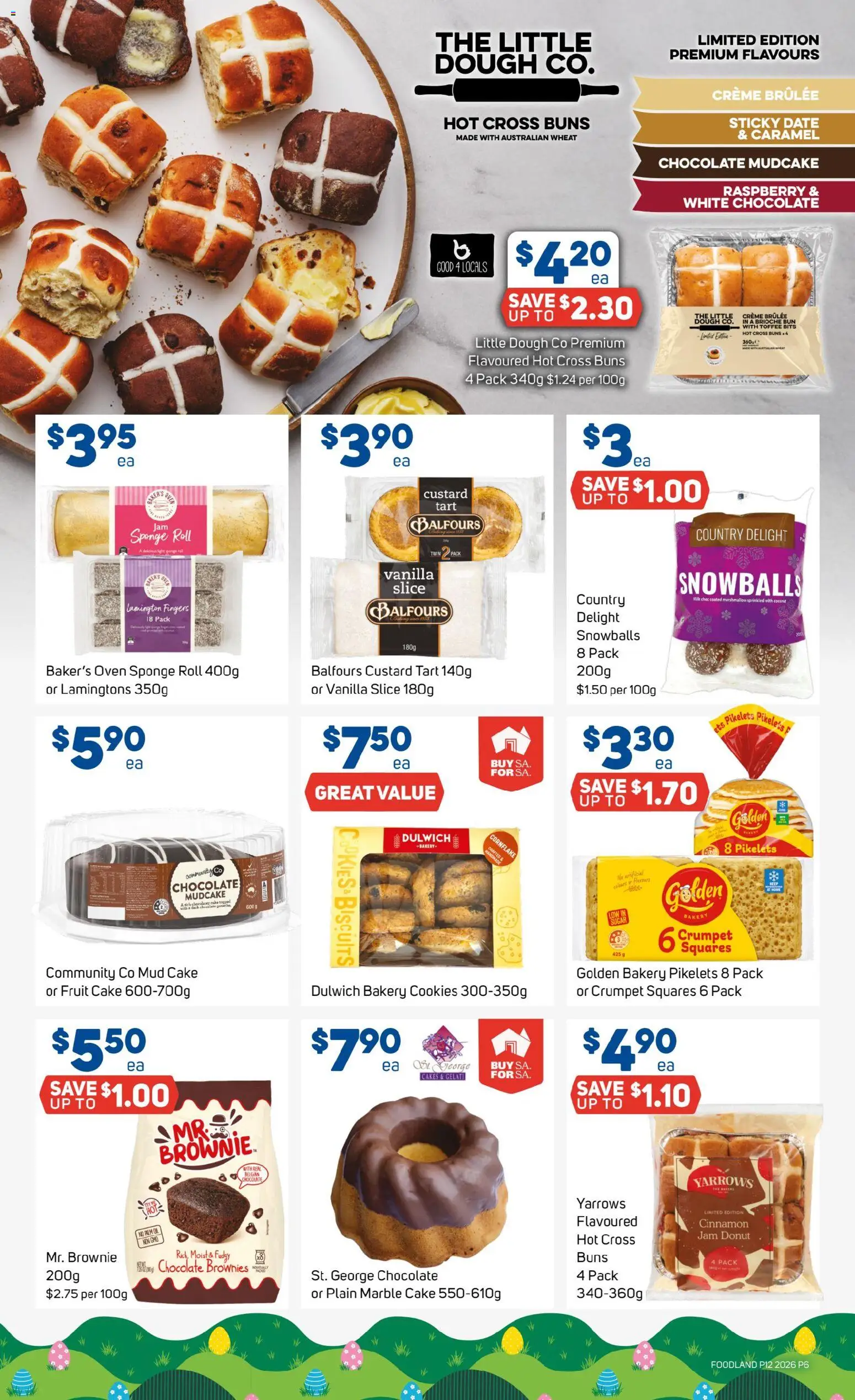Foodland catalogue - valid from 18.03.2026 | Page: 6 | Products: Handmade, Chocolate, Raspberry, Bakery
