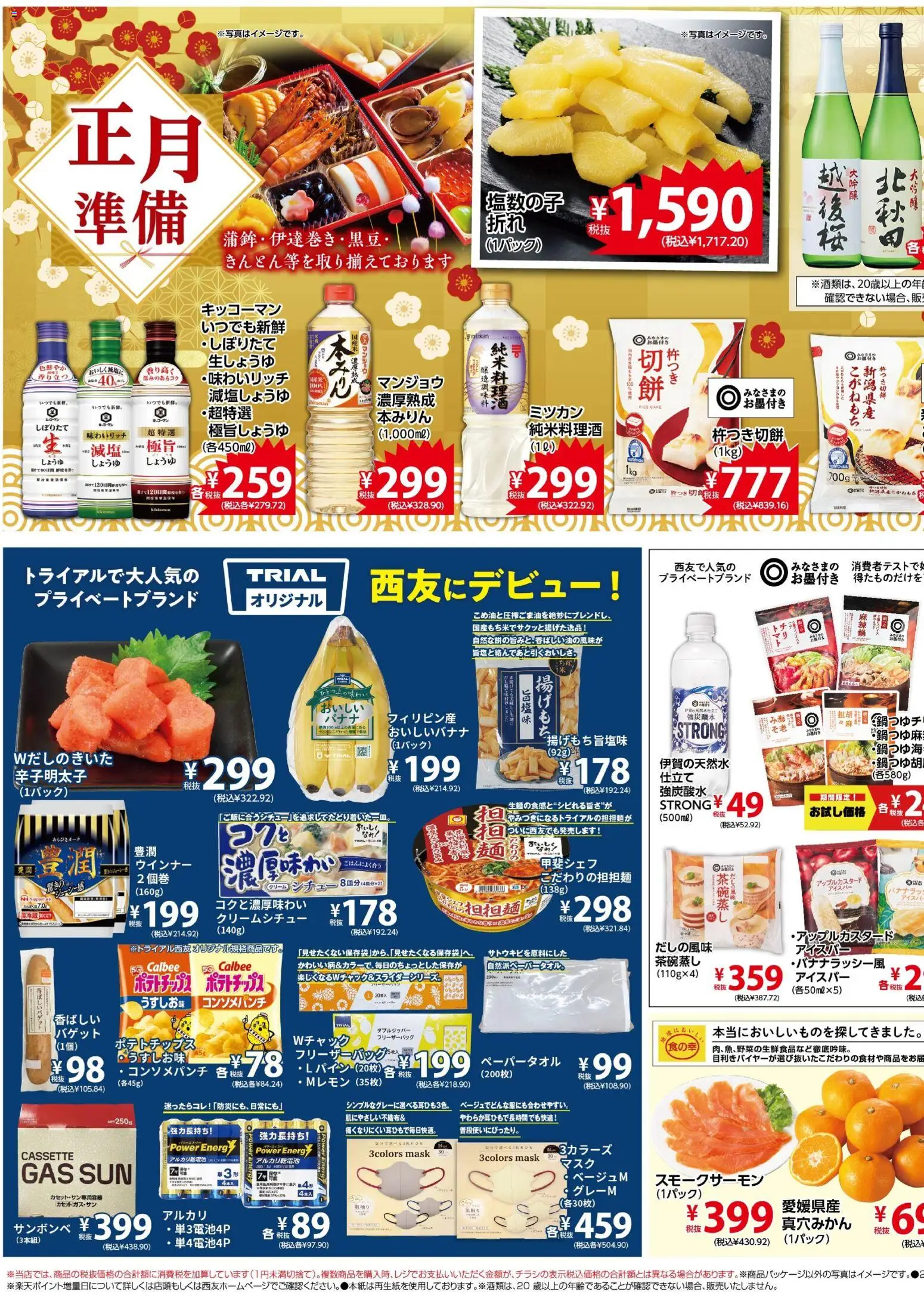 {H1} | ページ: 3 | 製品: ポテトチップス, アルカリ乾電池, ウインナー