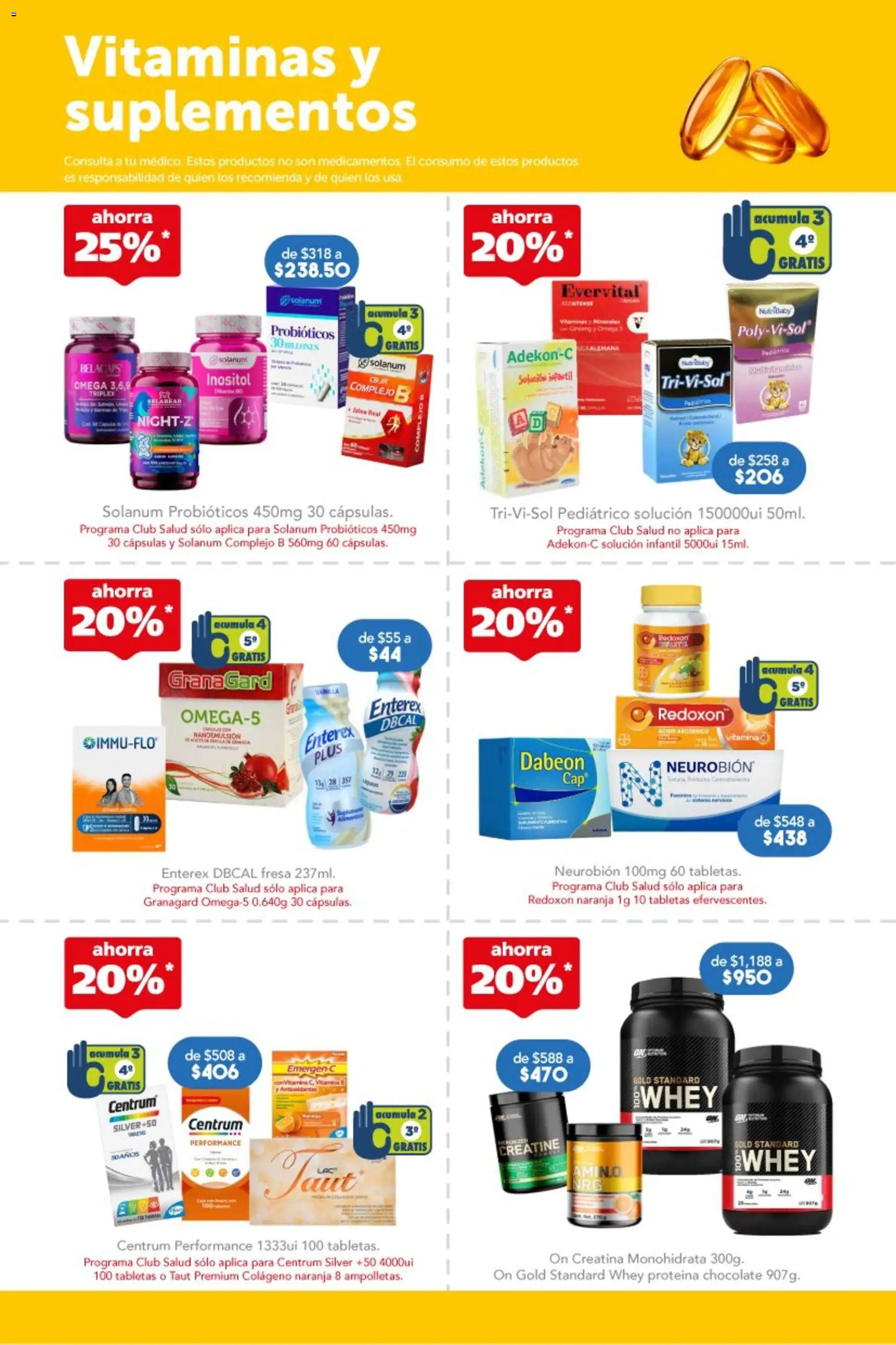 Nuevas ofertas de Farmacia San Pablo válidas en toda la República Mexicana desde el 23.11.2025. ¡Encuentra las mejores ofertas en Farmacia San Pablo catálogo! | Página: 7 | Productos: Fresa, Chocolate, Vitaminas