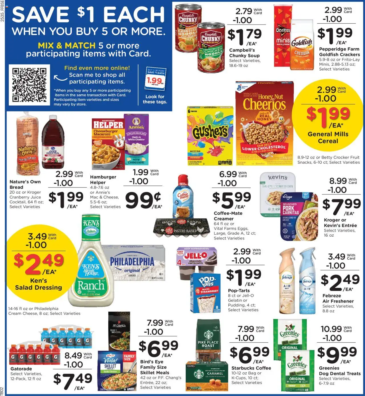 Fry's Food Weekly Ad - valid from 01.10.2025 | Page: 5 | Products: Broccoli, Cheese, Pork, Garlic